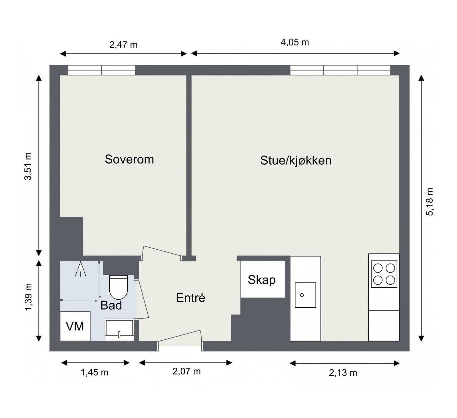 Plantegning. Galleribilde
