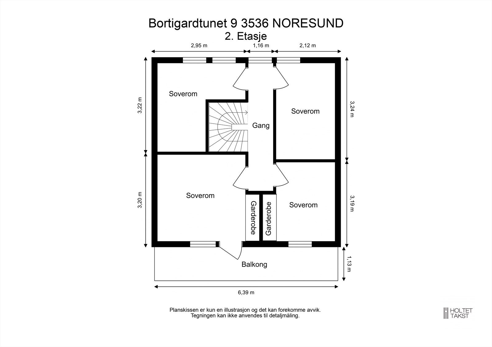Plantegning 2. etasje. Galleribilde