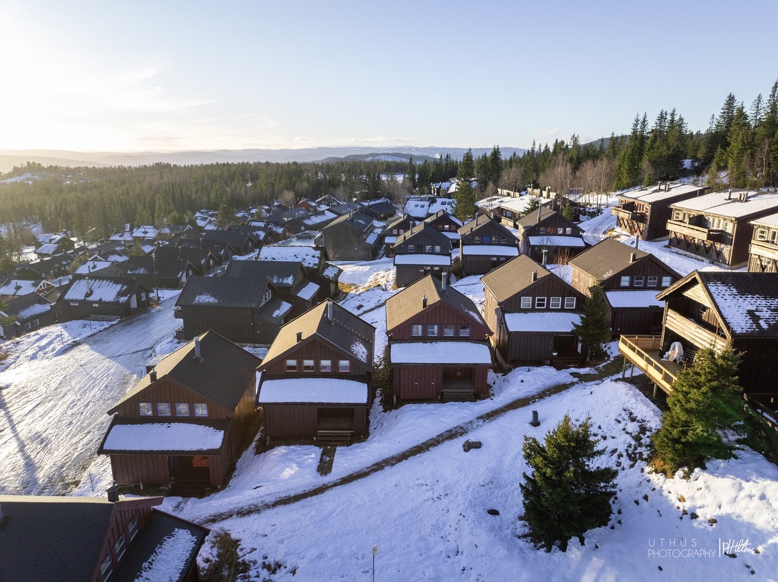 Dronebilde. Galleribilde