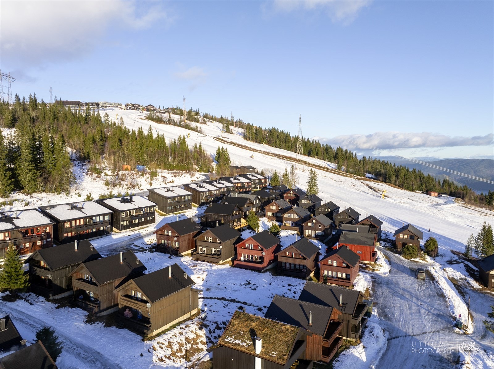 Dronebilde. Galleribilde