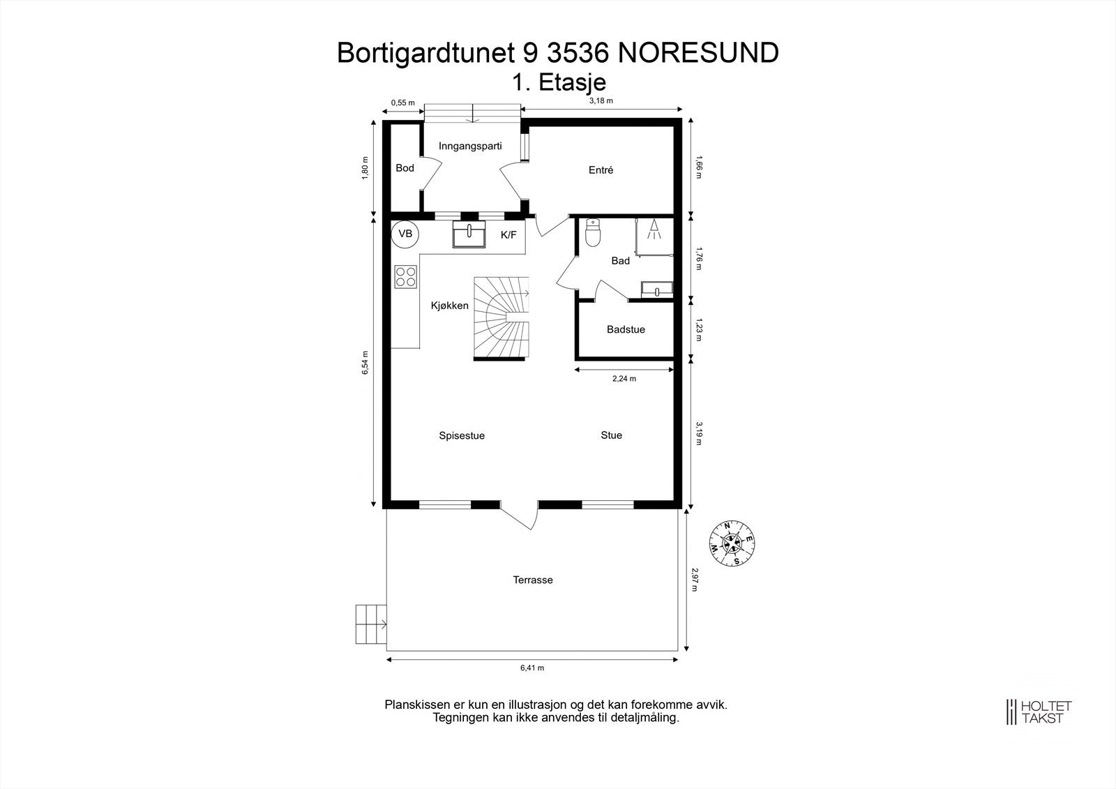 Plantegning 1. etasje. Galleribilde