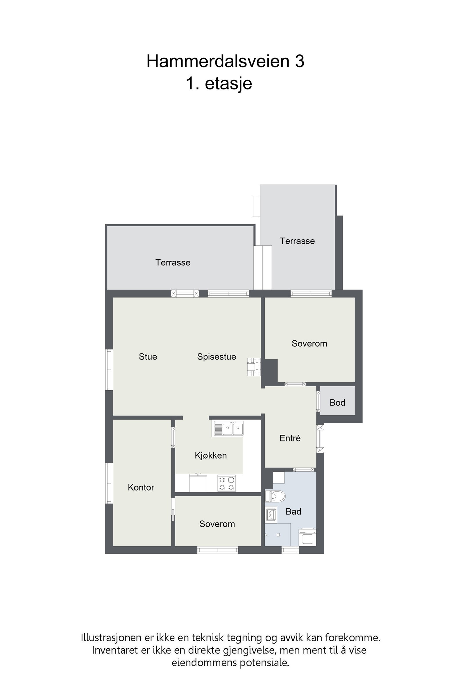 Plantegning. Galleribilde