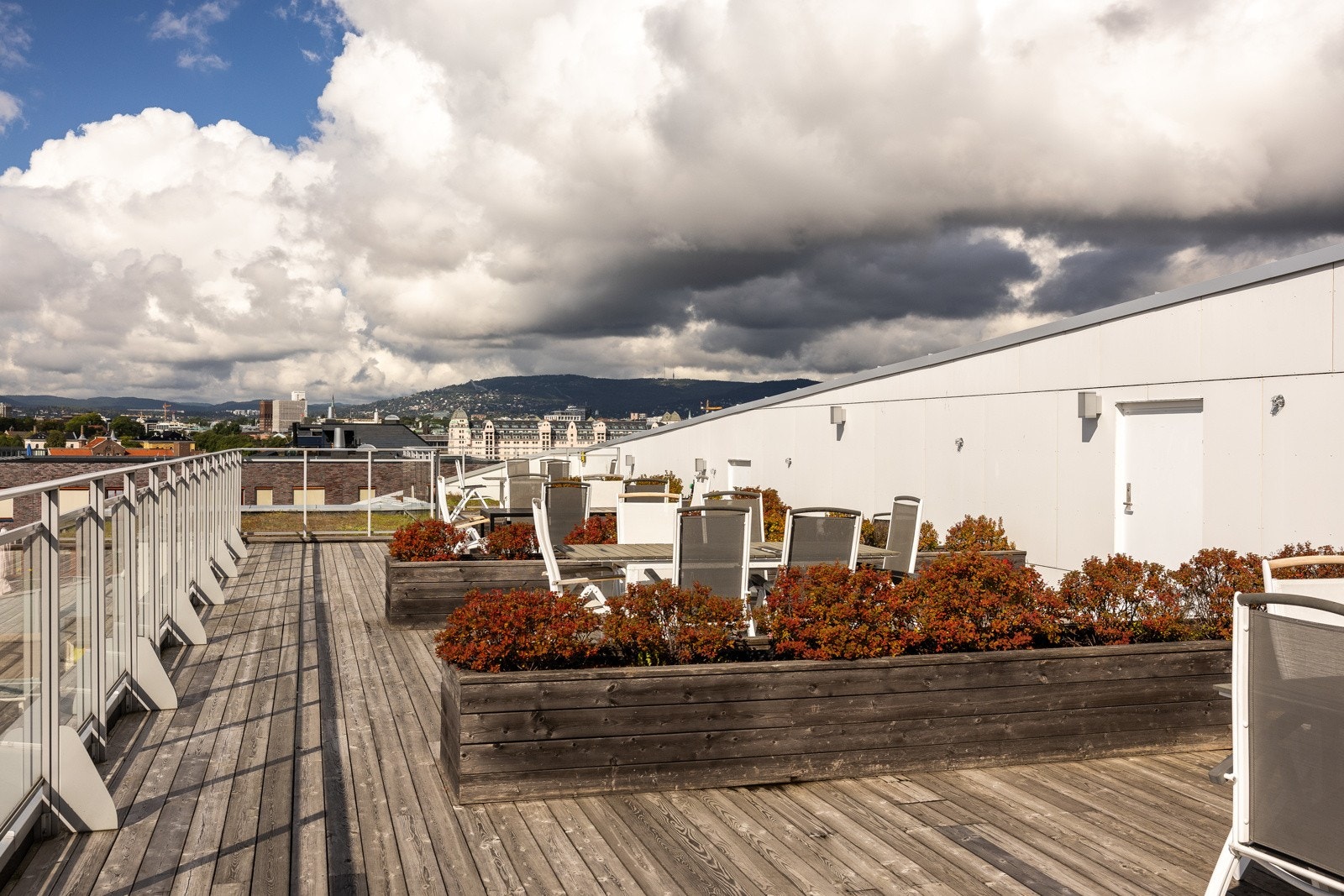 Sameiet har en fantastisk, felles takterrasse. Galleribilde