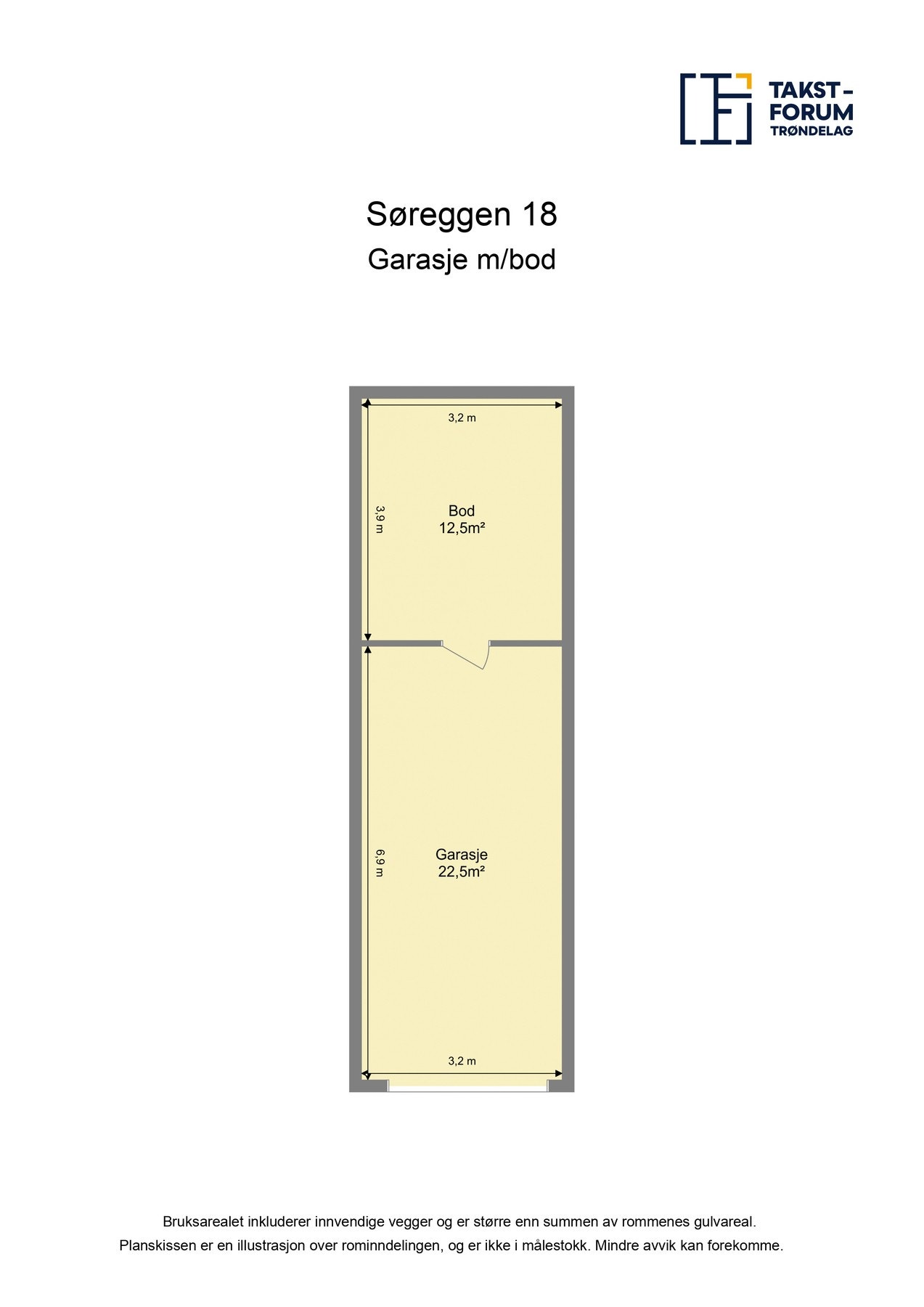 Leiligheten disponerer privat garasje og bod. Galleribilde