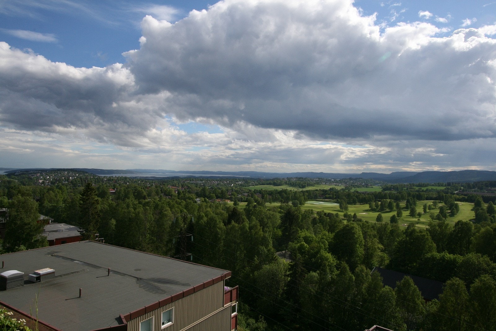 Utsikt mot Oslofjorden og Bogstad. Galleribilde