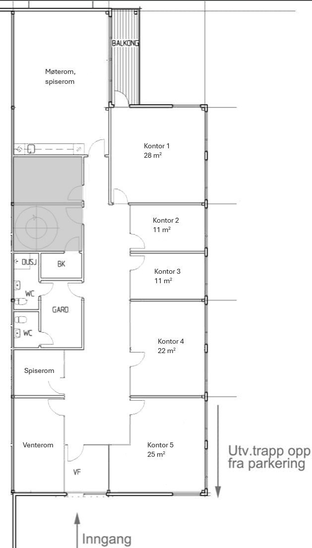 Plantegning Galleribilde