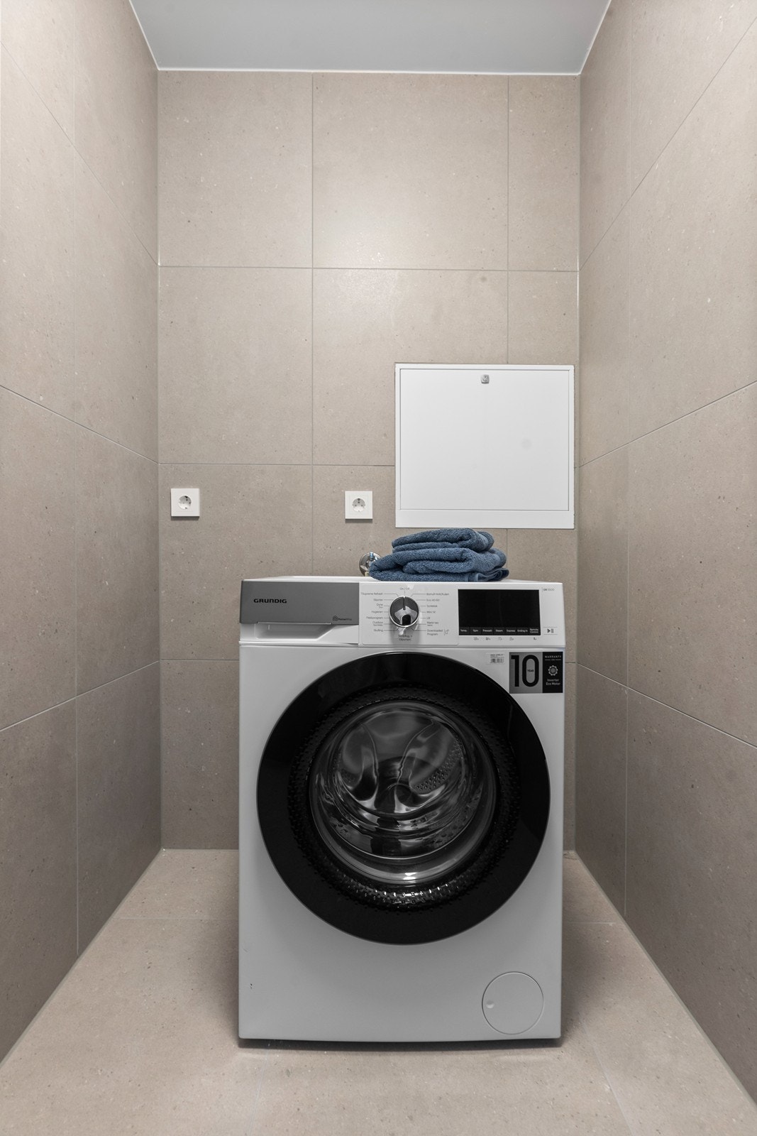 Badet har også opplegg for vaskemaskin. Galleribilde