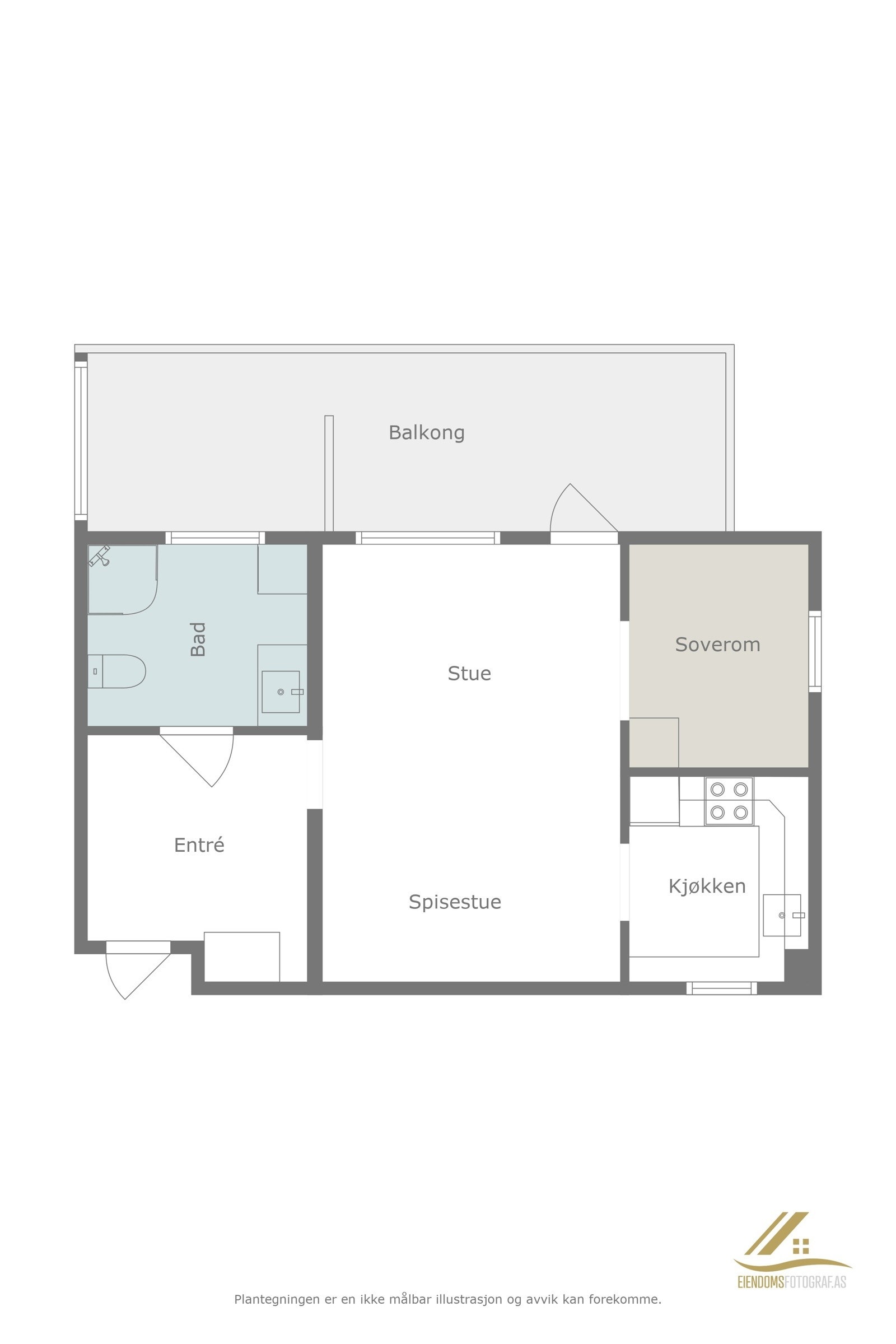 Plantegning Galleribilde