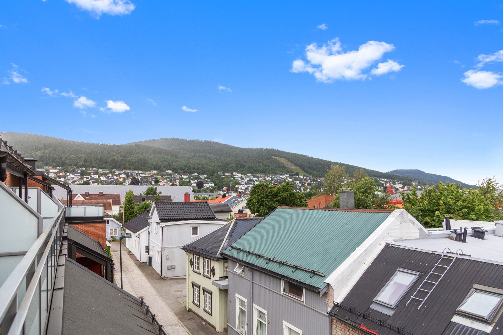 Utsikt terrasse. Galleribilde