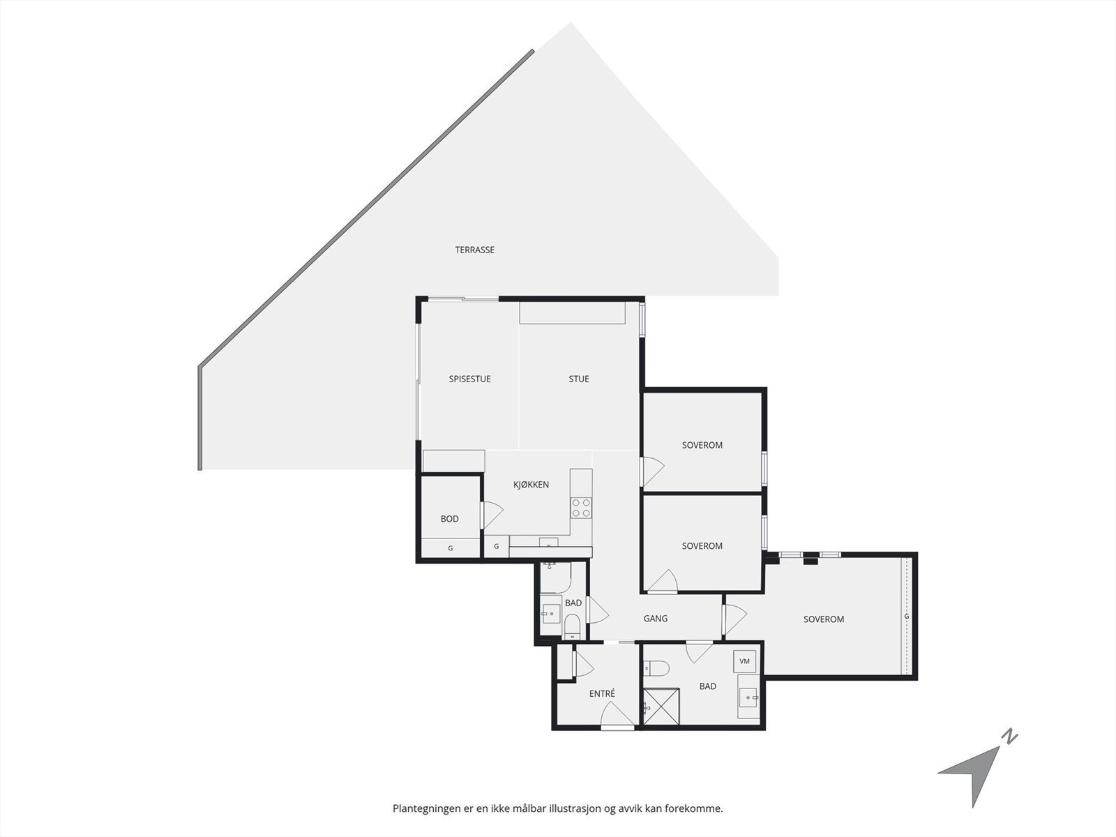 Plantegning Galleribilde