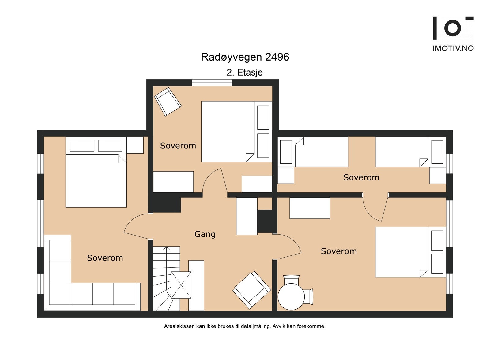 Plantegning loftetasje Galleribilde
