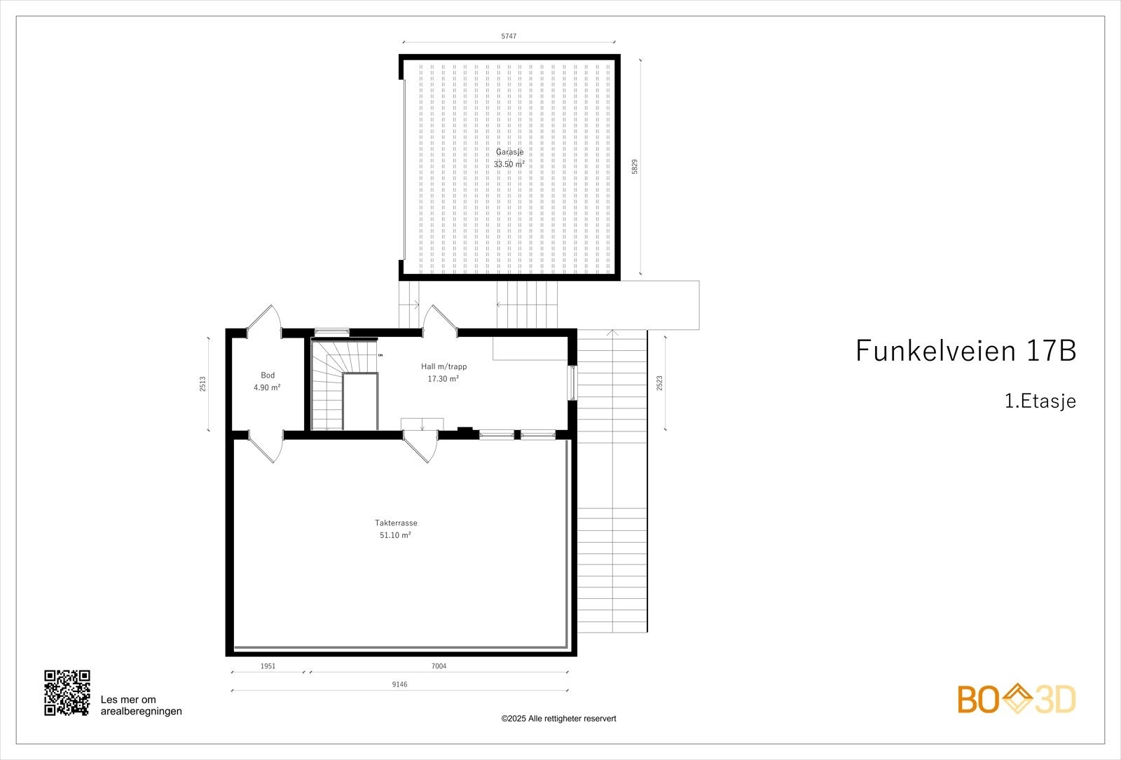Plantegning 1.etasje Galleribilde
