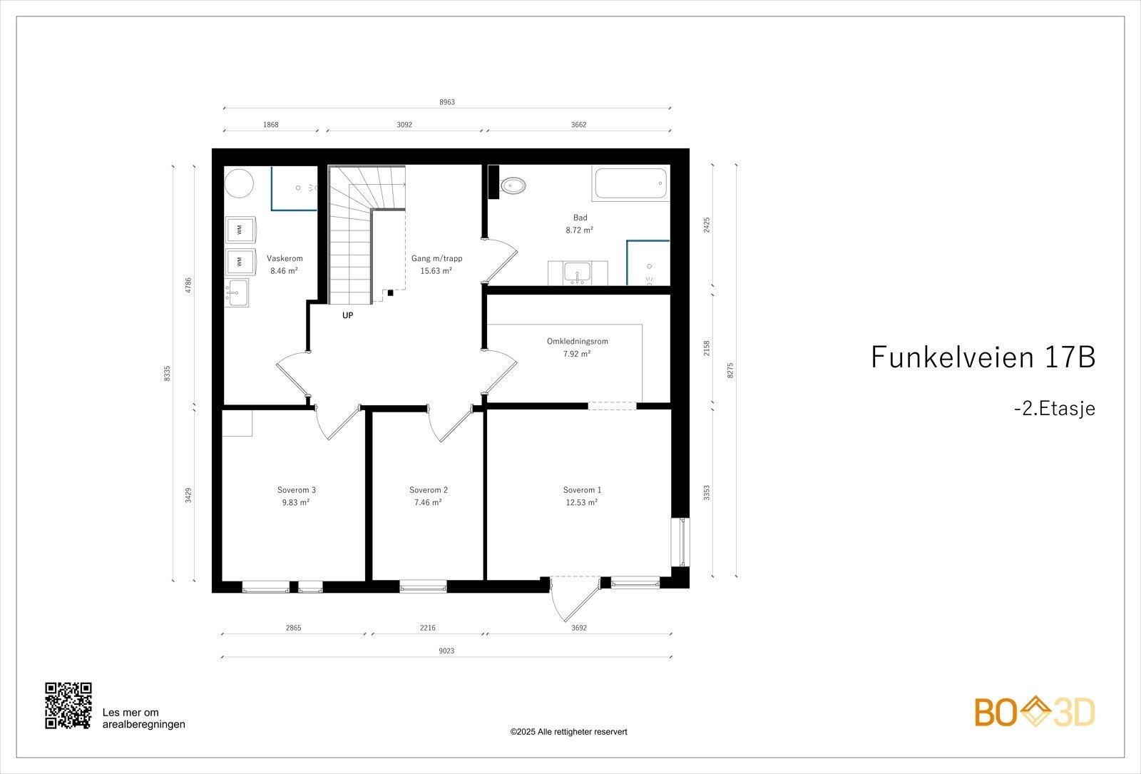 Plantegning -2.etasje. Galleribilde