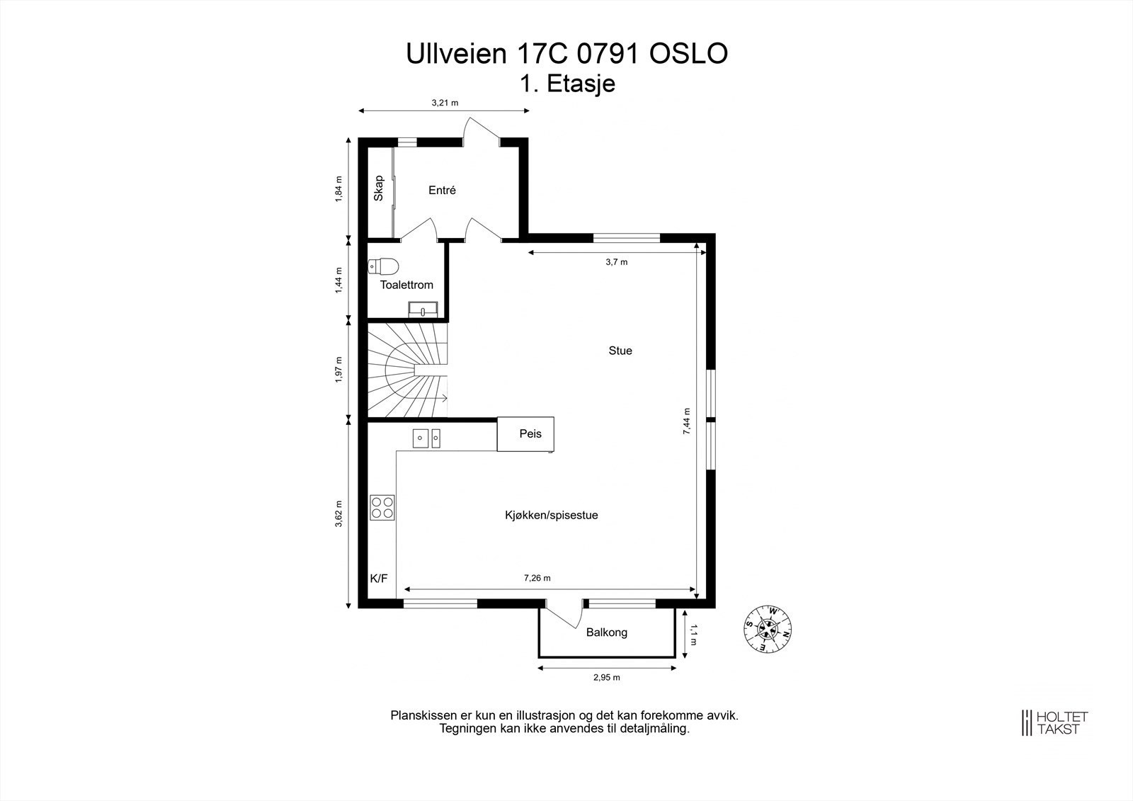 Plantegning - 1. etasje Galleribilde