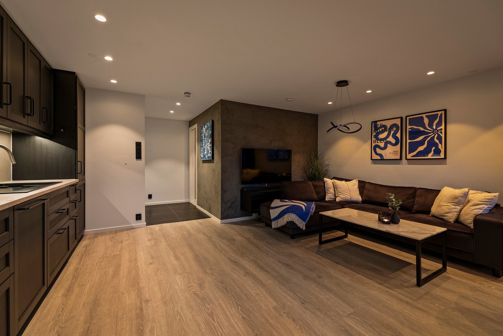 Lun kveldsstemning Galleribilde