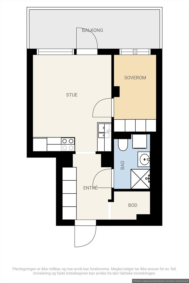 Plantegning - 6. etasje Galleribilde