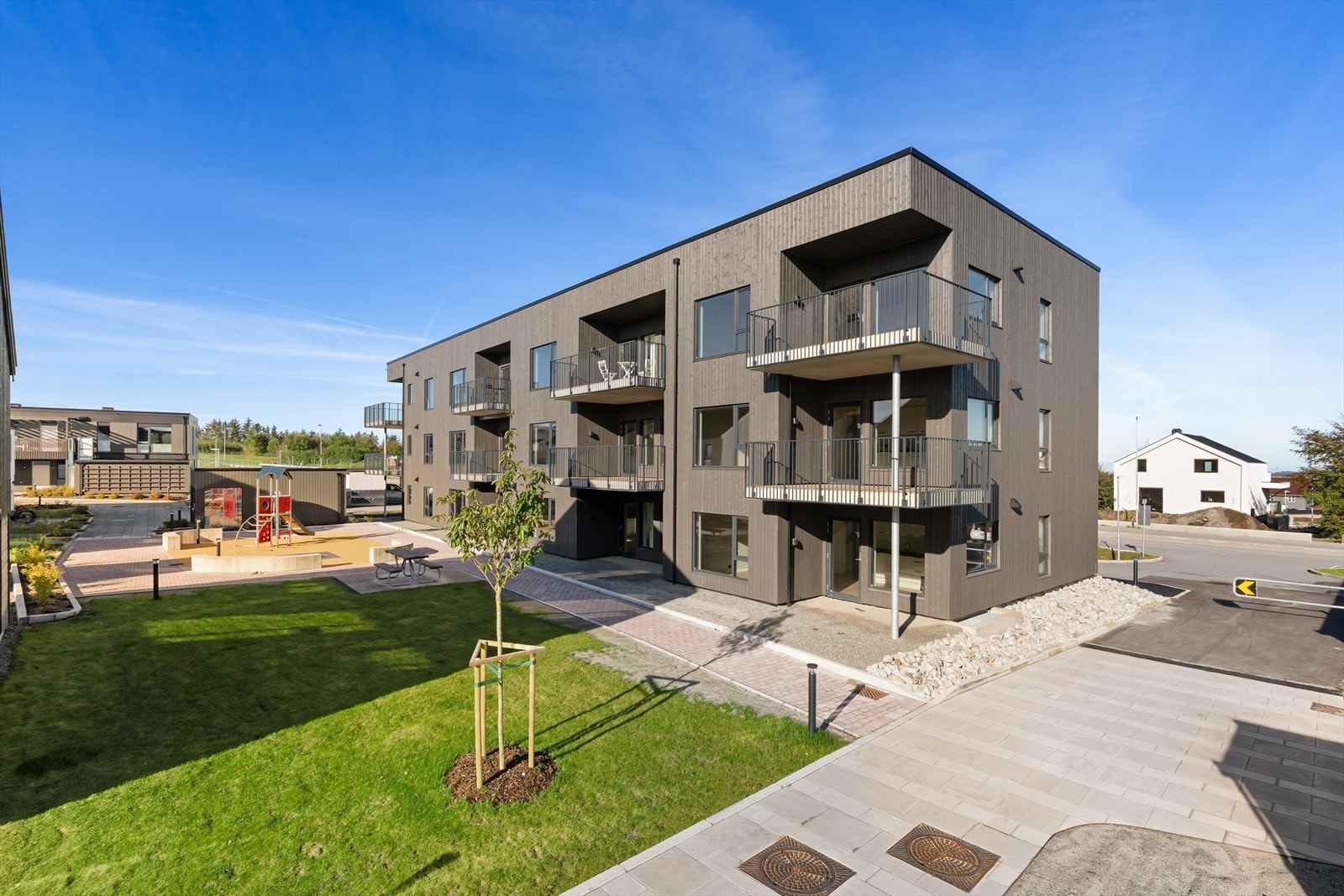 En lekkert og nyoppført leilighet med en attraktiv beliggenhet på Sandved. Galleribilde