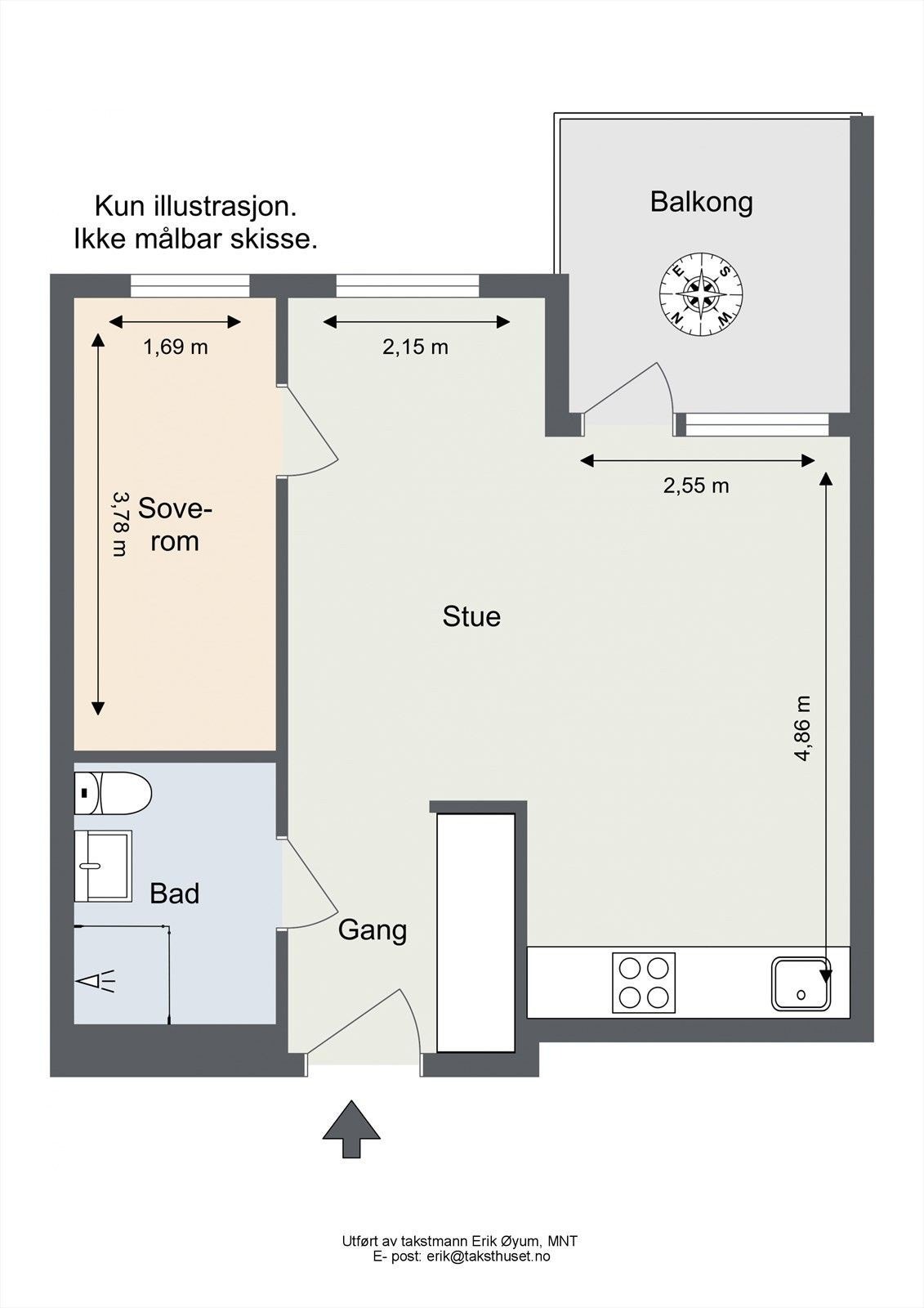 Plantegning Galleribilde