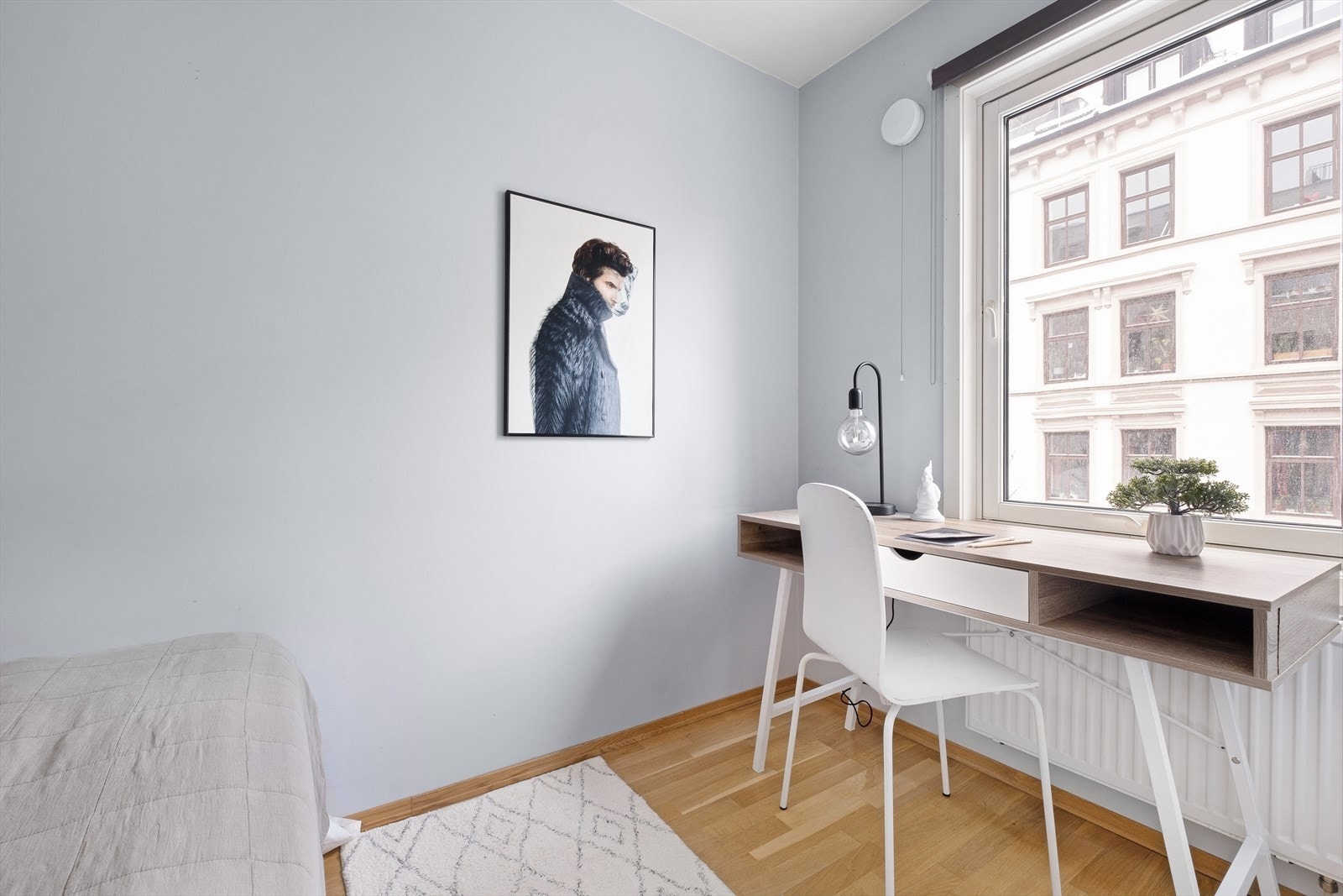 Arbeidsplass på soverom Galleribilde