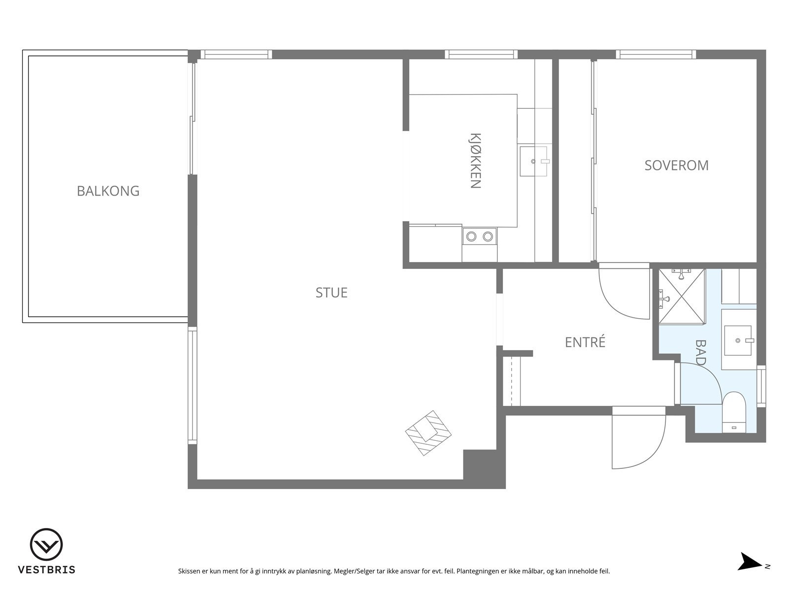 Plantegning Galleribilde