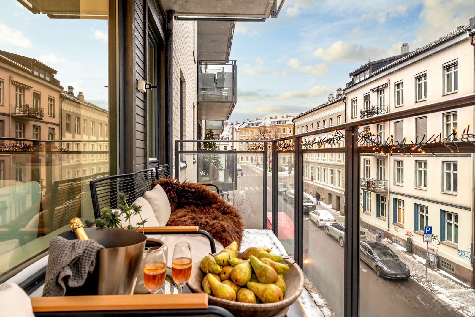 Her ligger forholdene godt til rette for å nyte sene sommerkvelder. Galleribilde