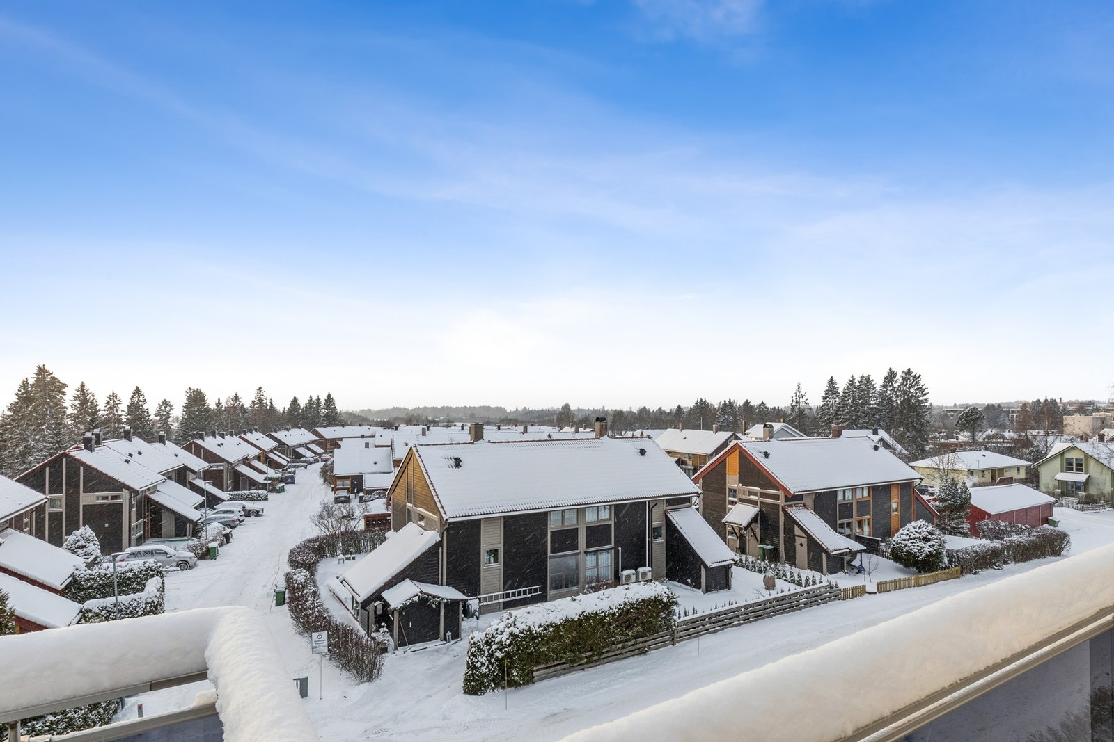 Utsikt fra balkongen. Galleribilde