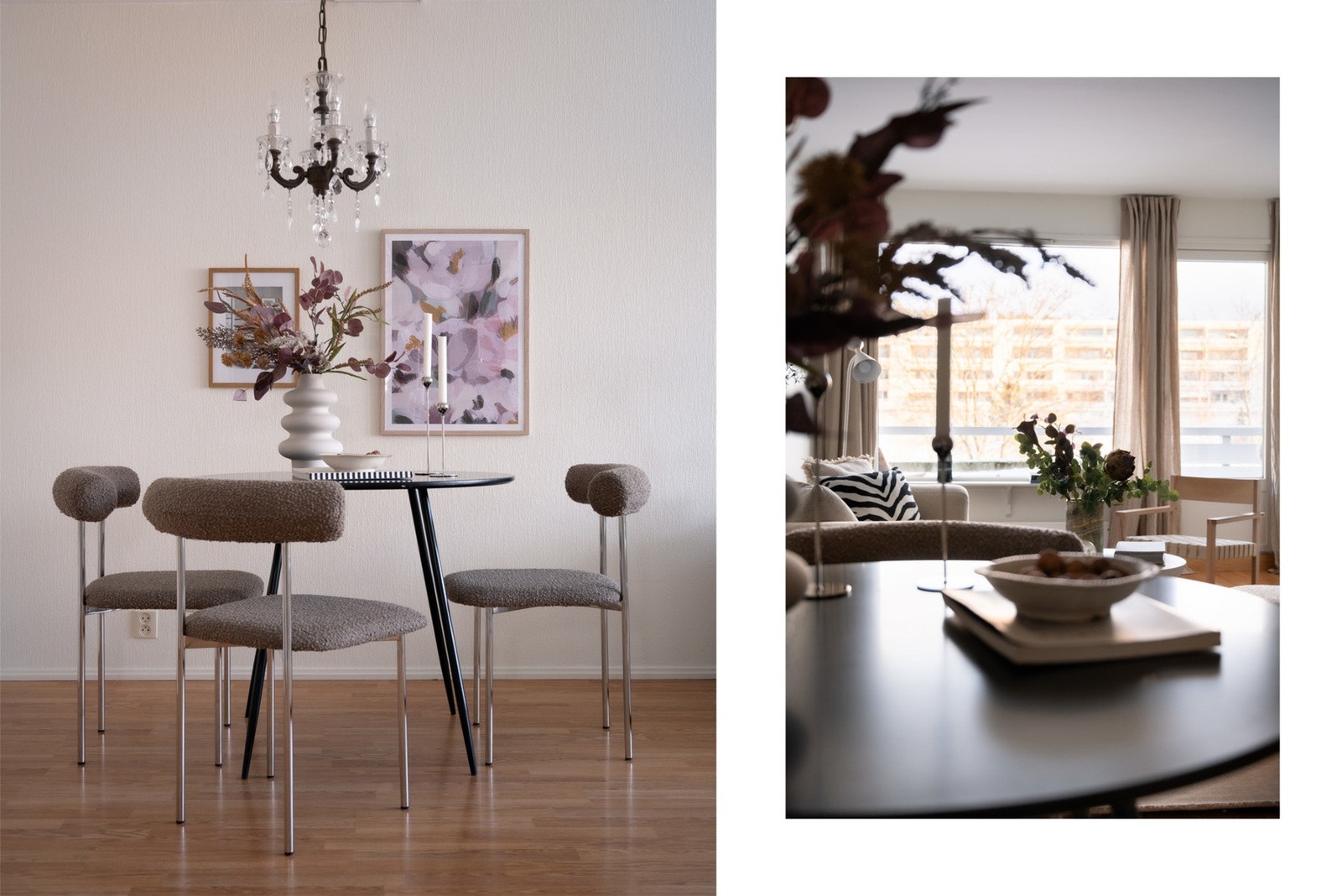 Naturlig sone for spisebordet. Galleribilde