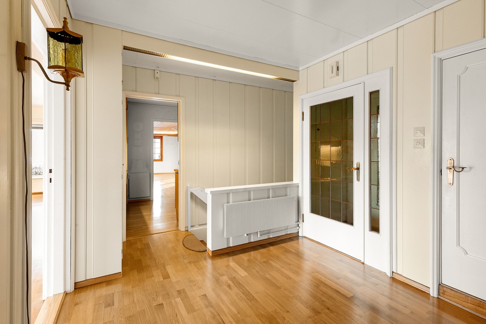 Gangen knytter sammen soveromsgang med oppholdsrom Galleribilde