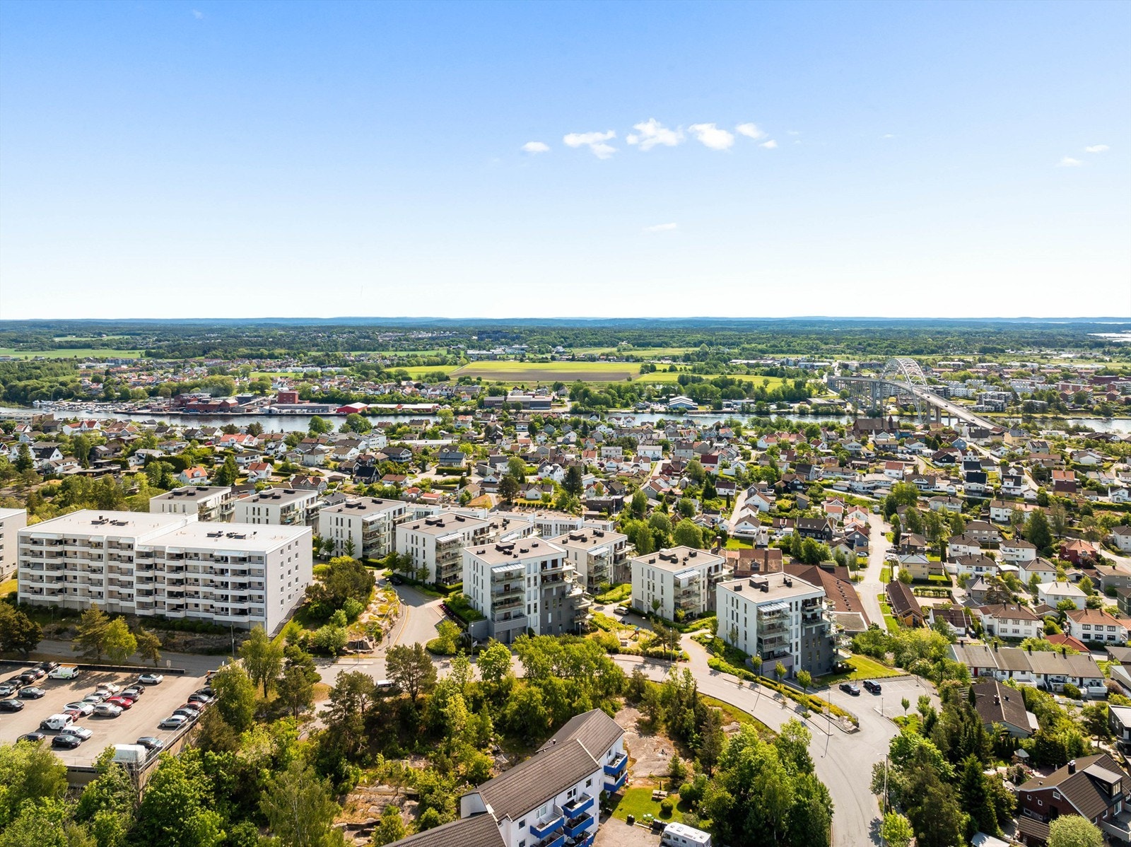 I høyden på Bryggerifjellet er det lite som antyder hvor sentrale omgivelsene faktisk er. Galleribilde