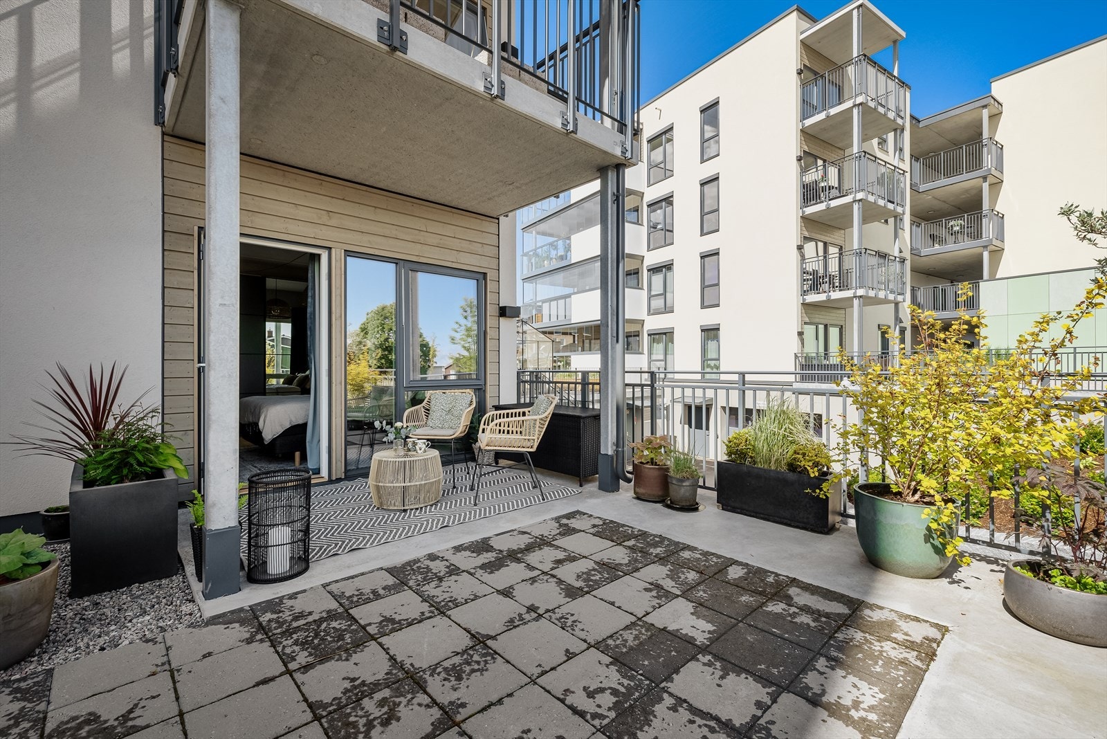 Terrasse ved hovedsoverom Galleribilde