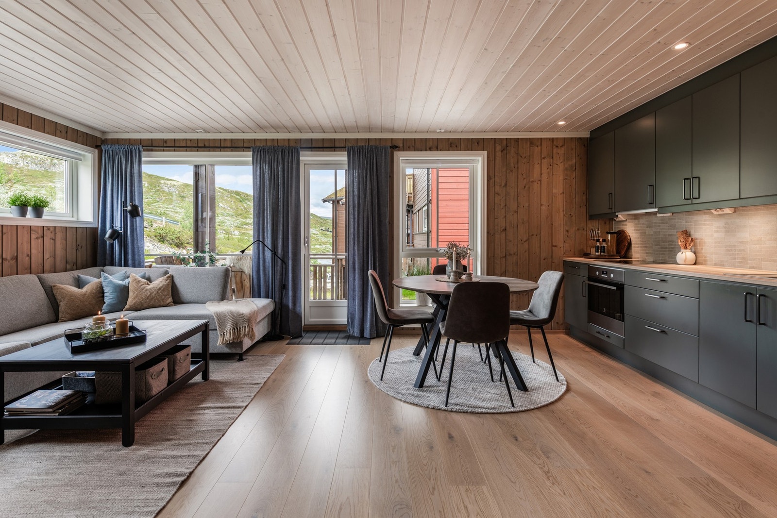 Velkommen til Bergsjø og denne fin fritidsleiligheten.
Foto: Terje Bjørnsen Galleribilde