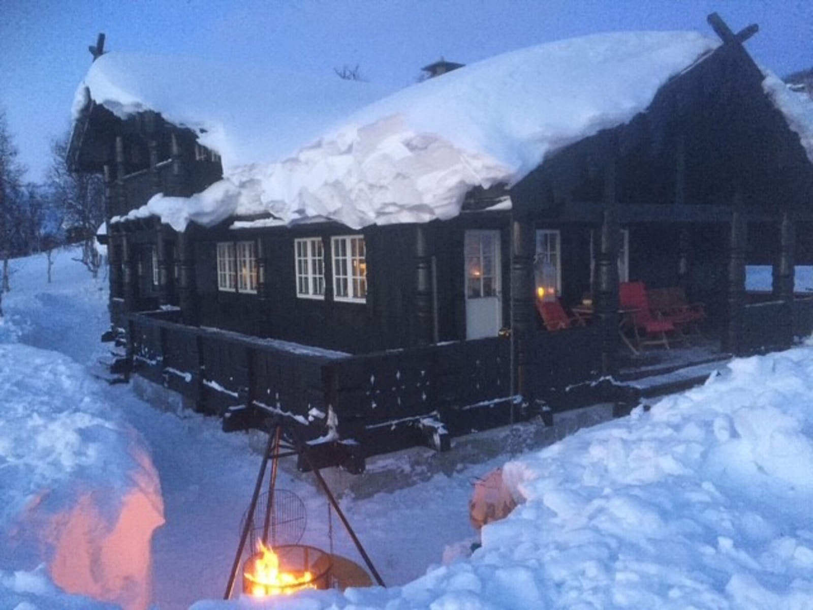 Vinterbilde fra selgers arkiv. Galleribilde