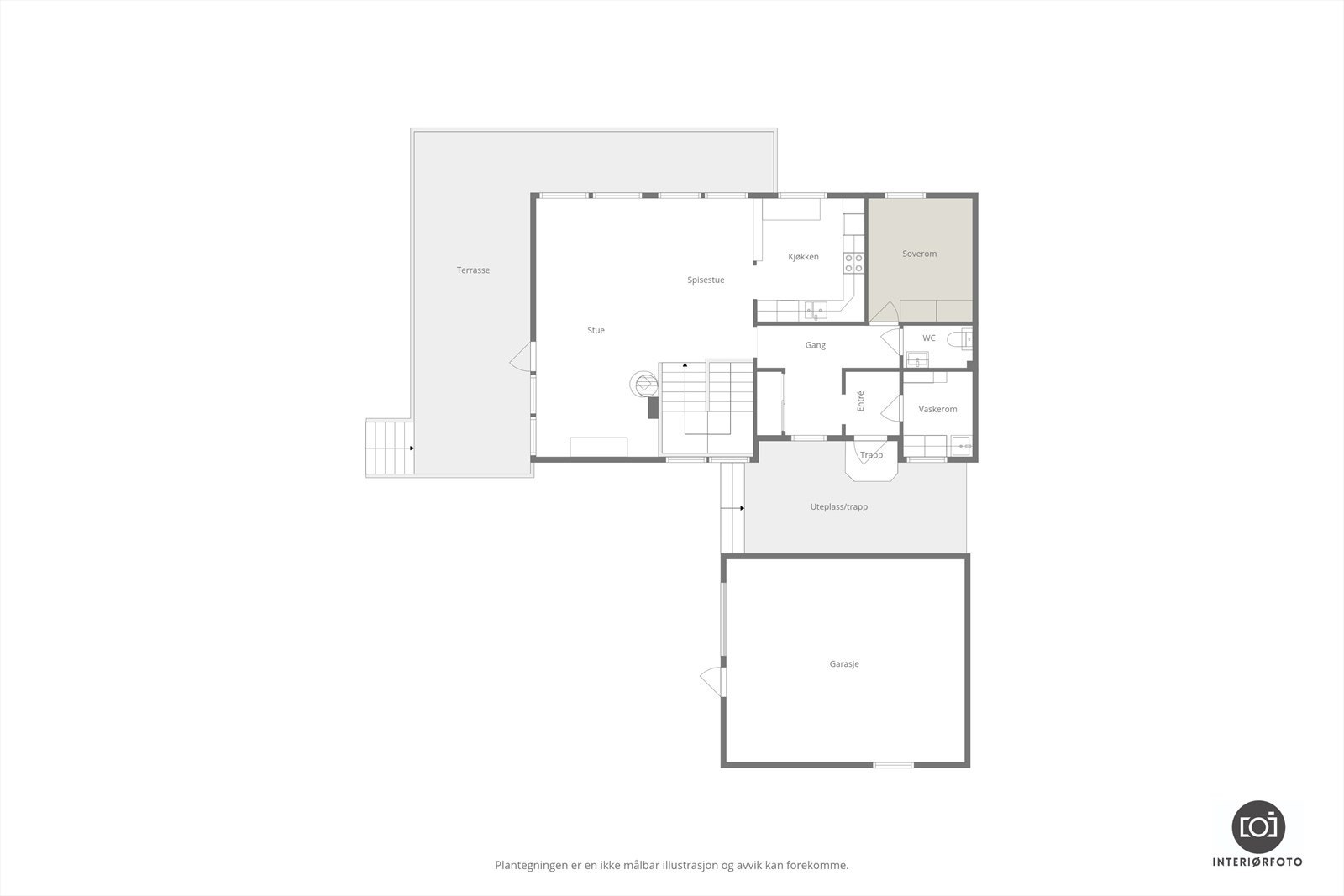 Plantegning Galleribilde