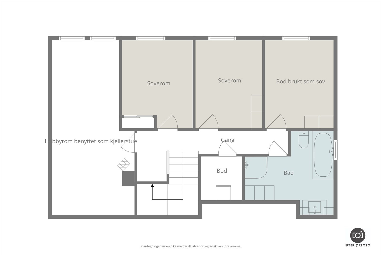 Plantegning Galleribilde