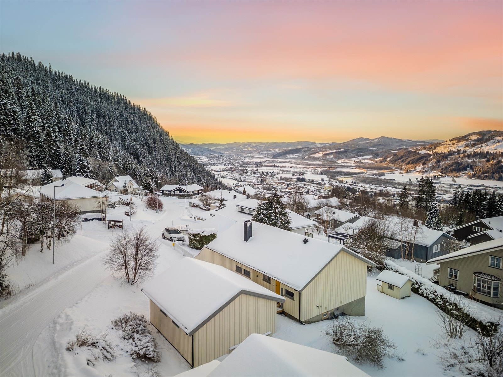 Dronefoto Galleribilde