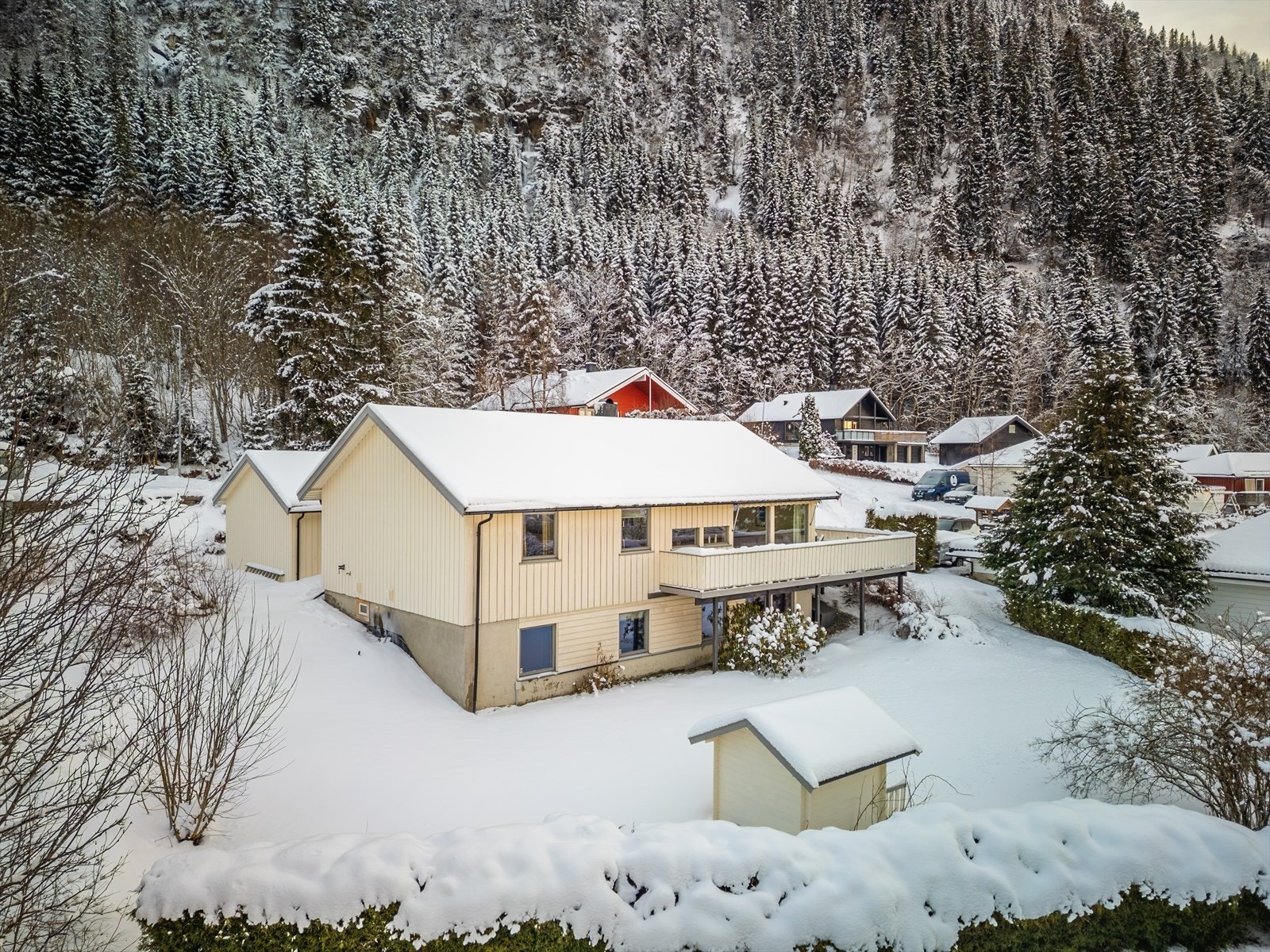 Dronefoto Galleribilde