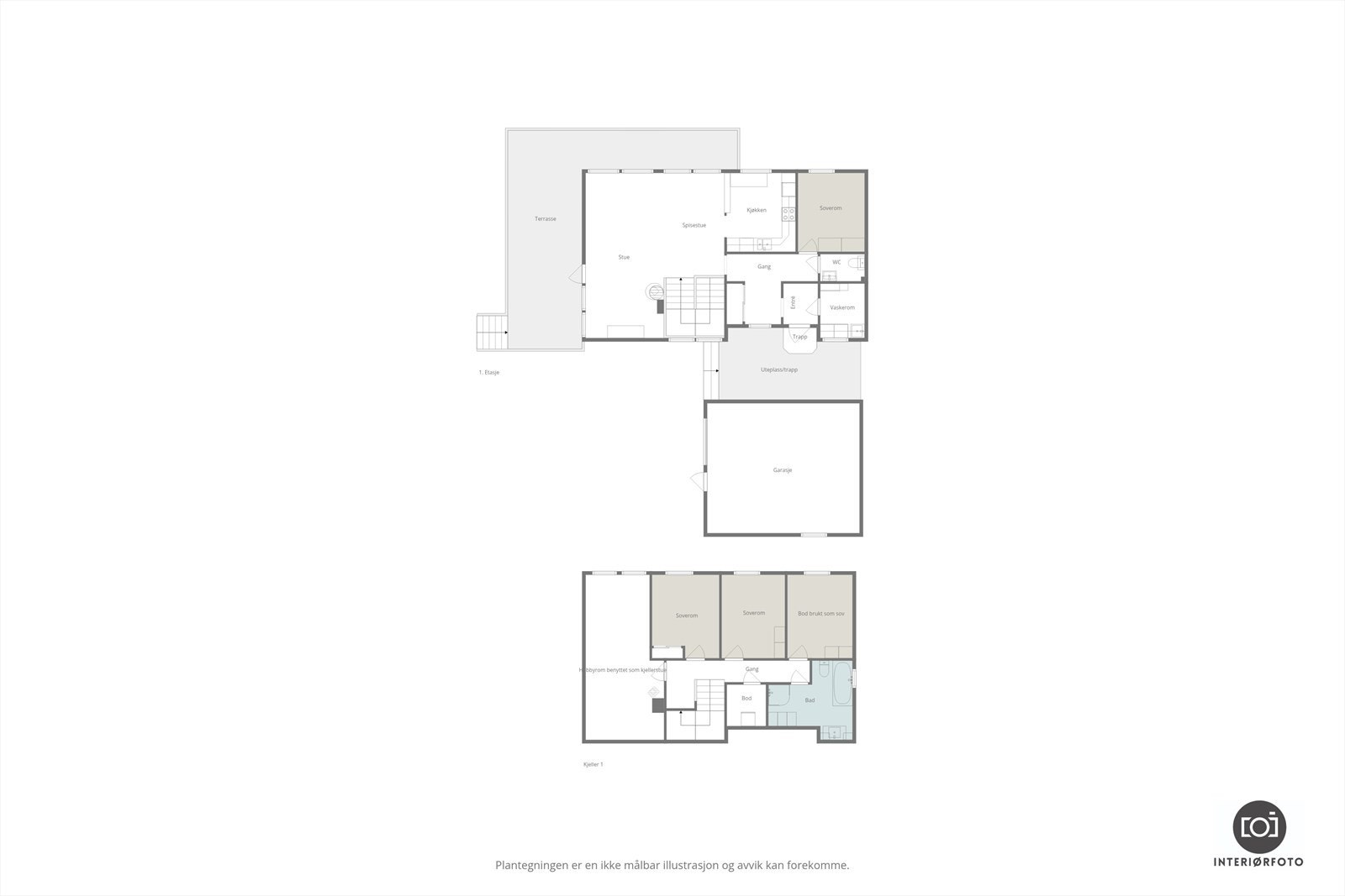 Plantegning Galleribilde