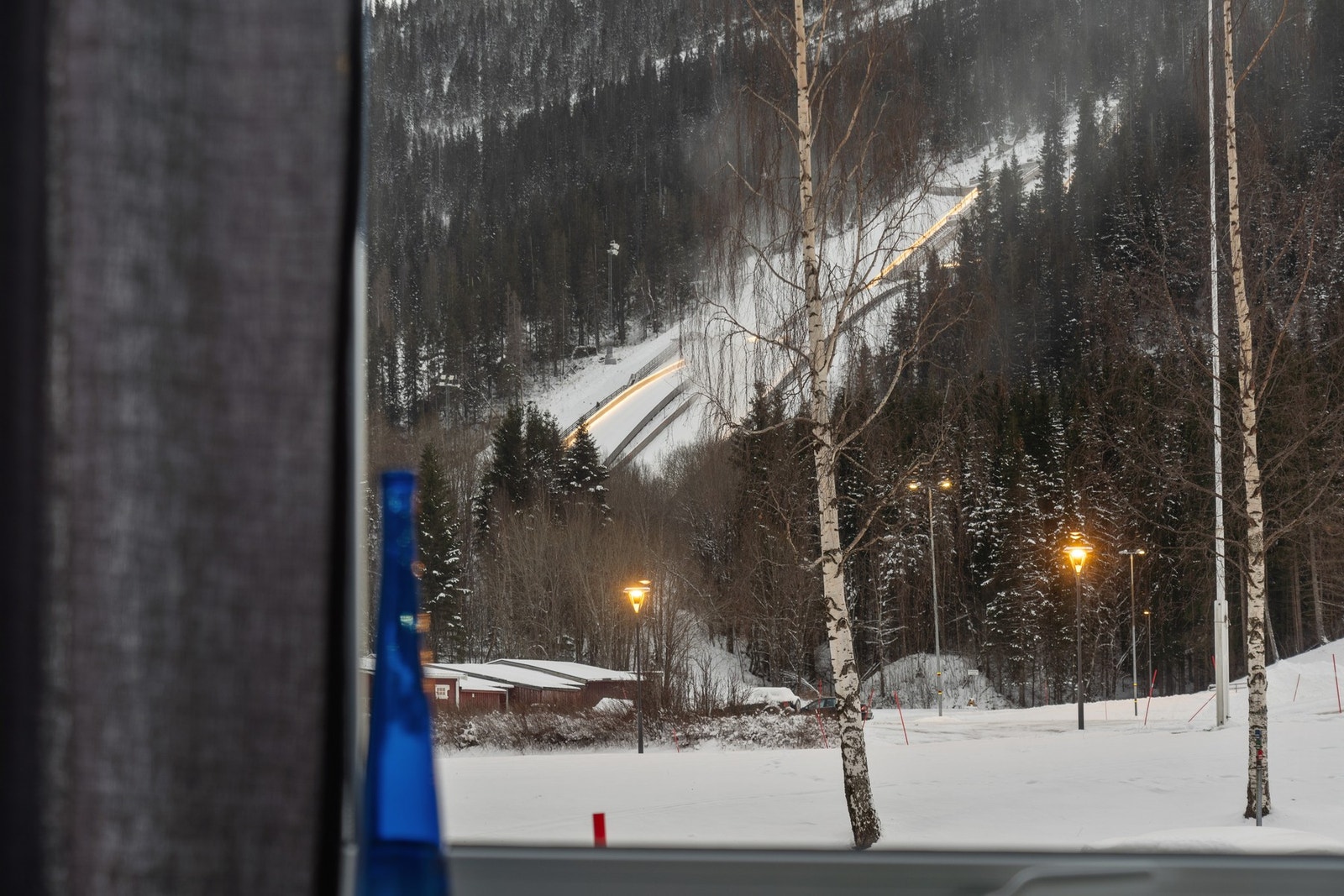 Her har man utsikt mot Fageråsbakken. Galleribilde