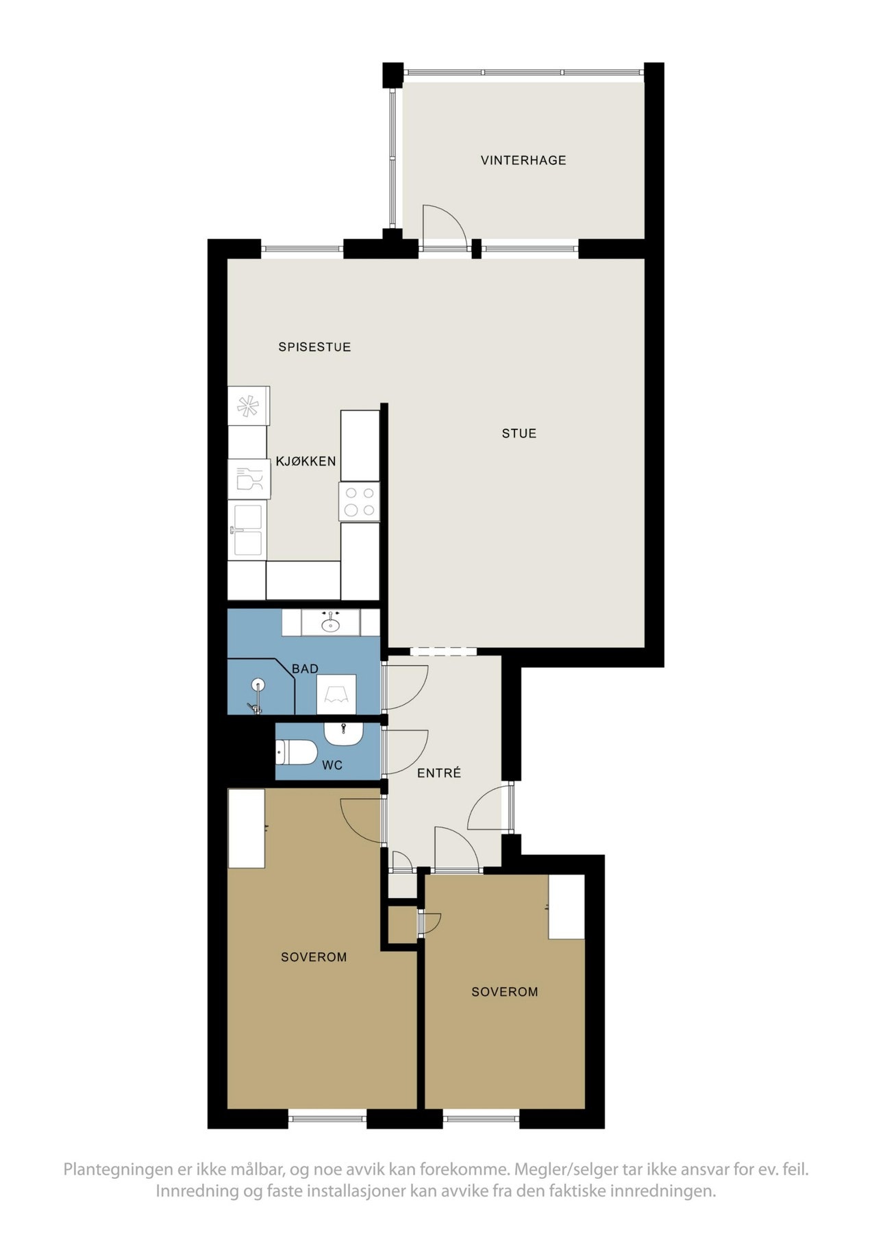 Plantegning. Galleribilde