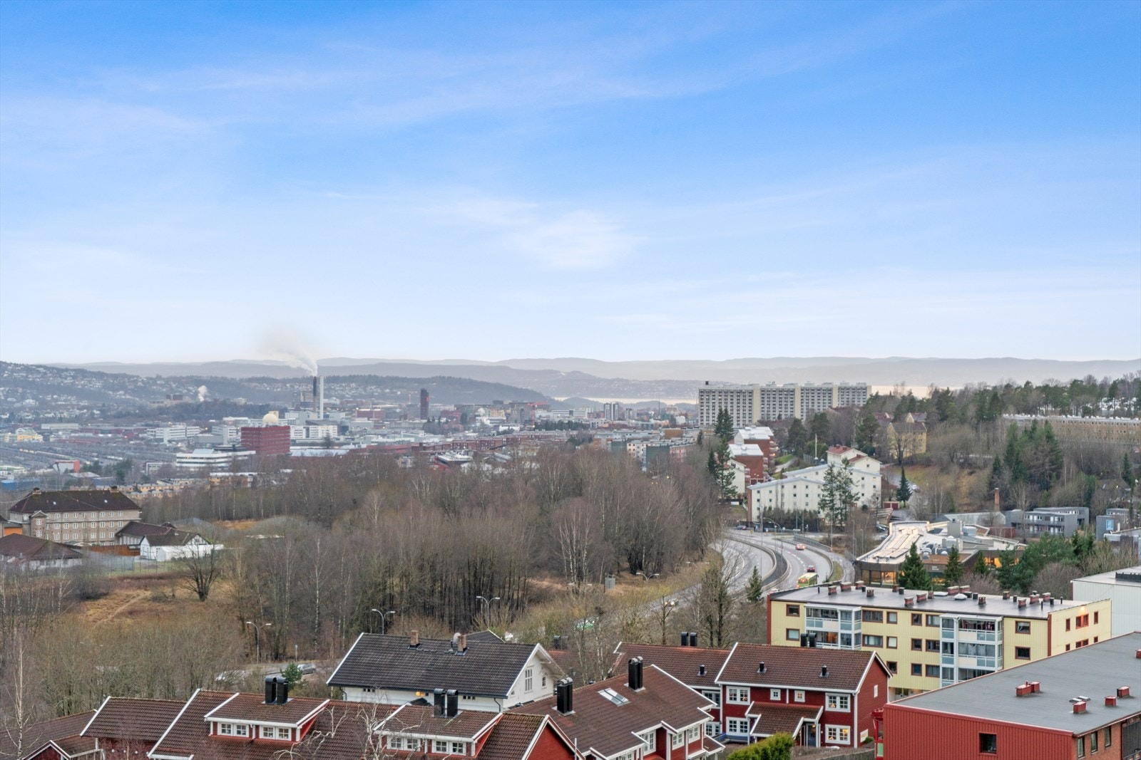 Utsikt fra balkong. Galleribilde