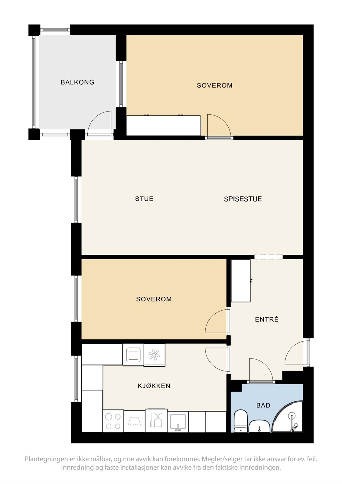 Plantegning Galleribilde