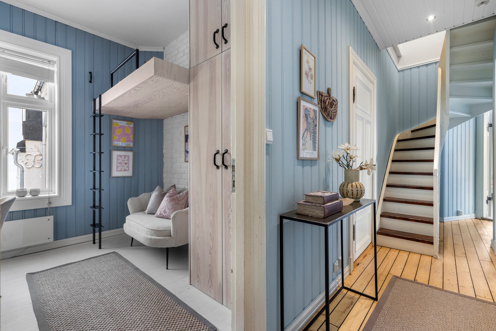 - Leiligheten har en gjennomgående planløsning - Galleribilde