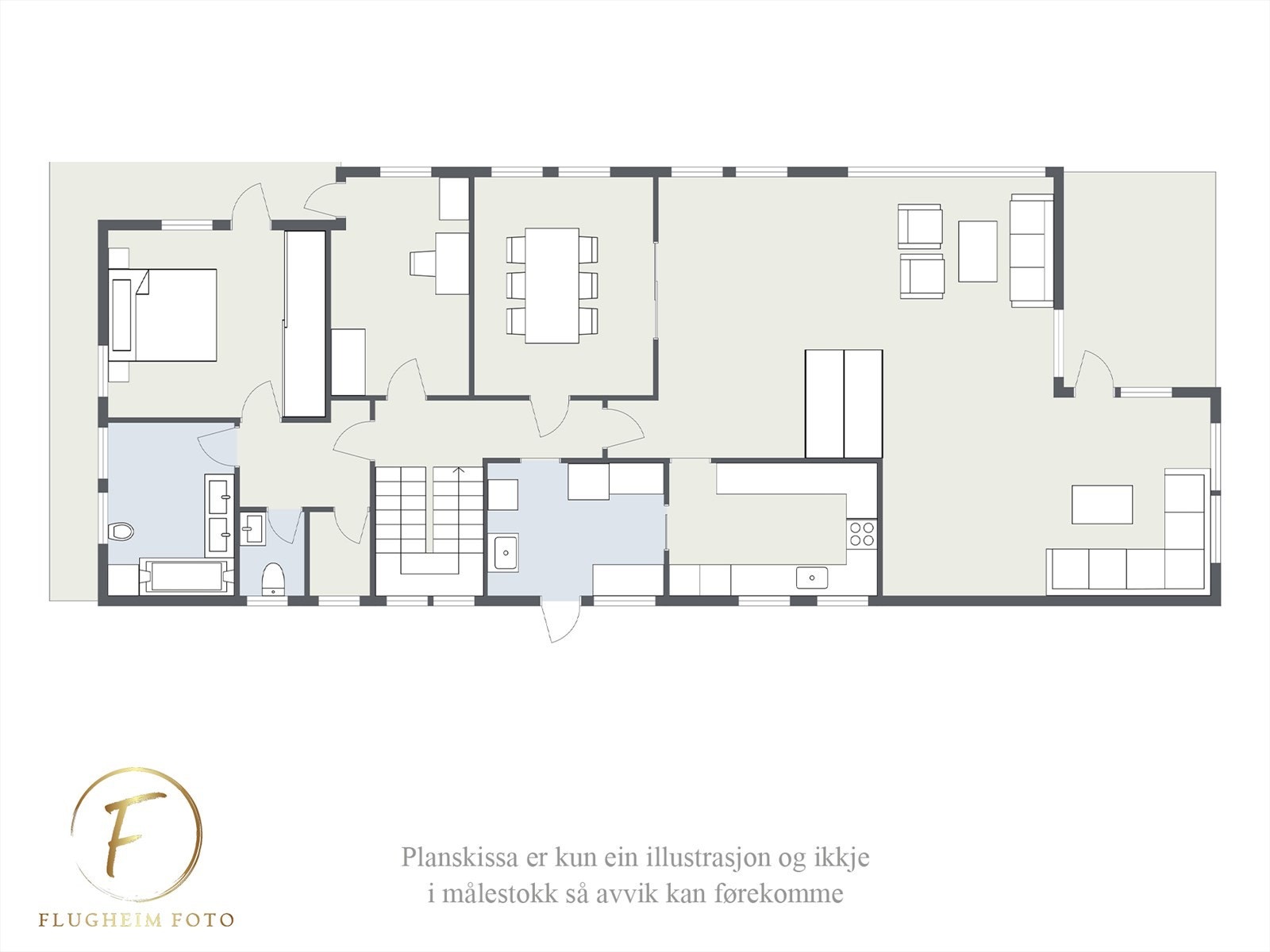 Planteikning 1etasje Galleribilde