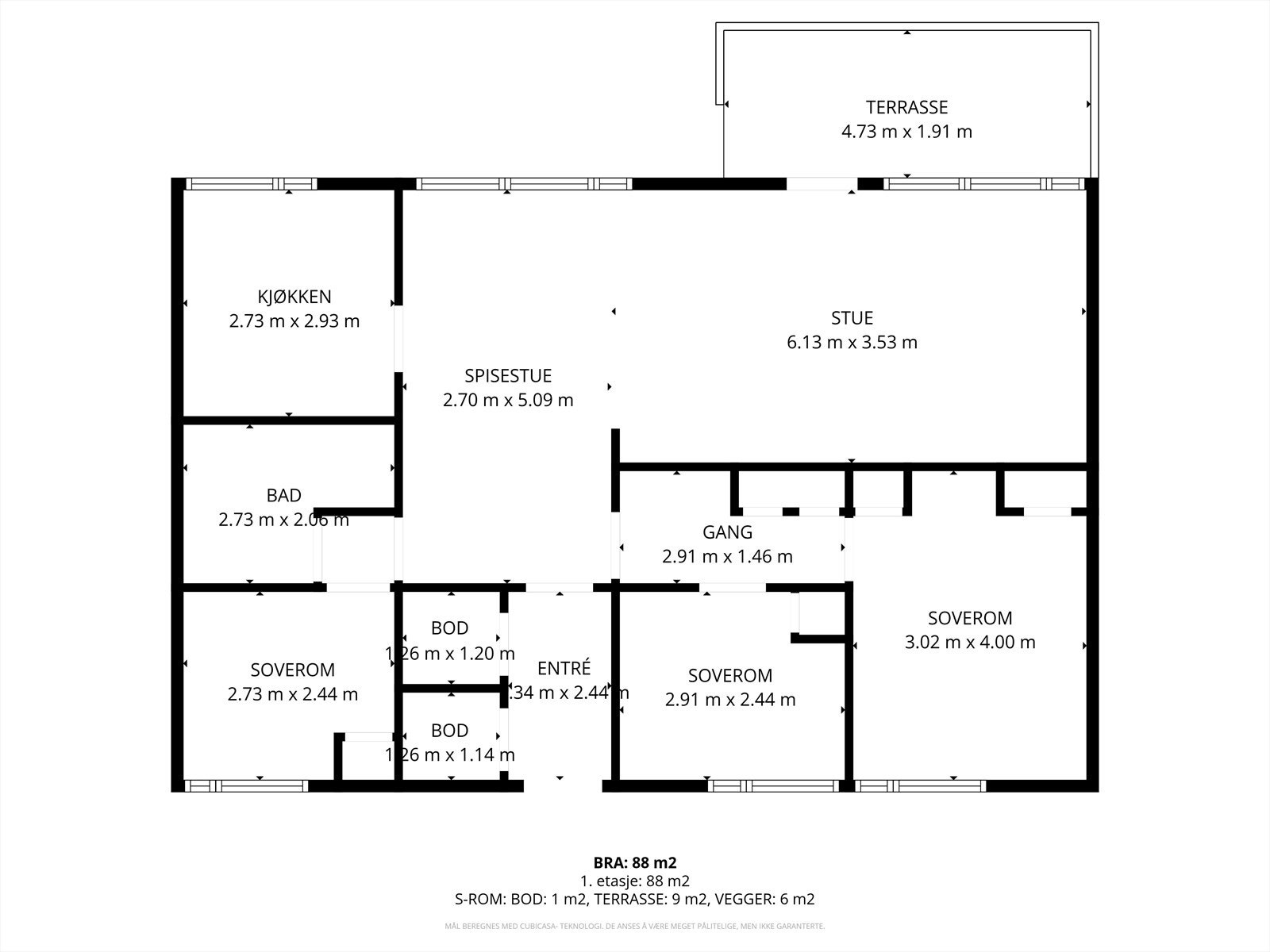Planteikning bolig Galleribilde