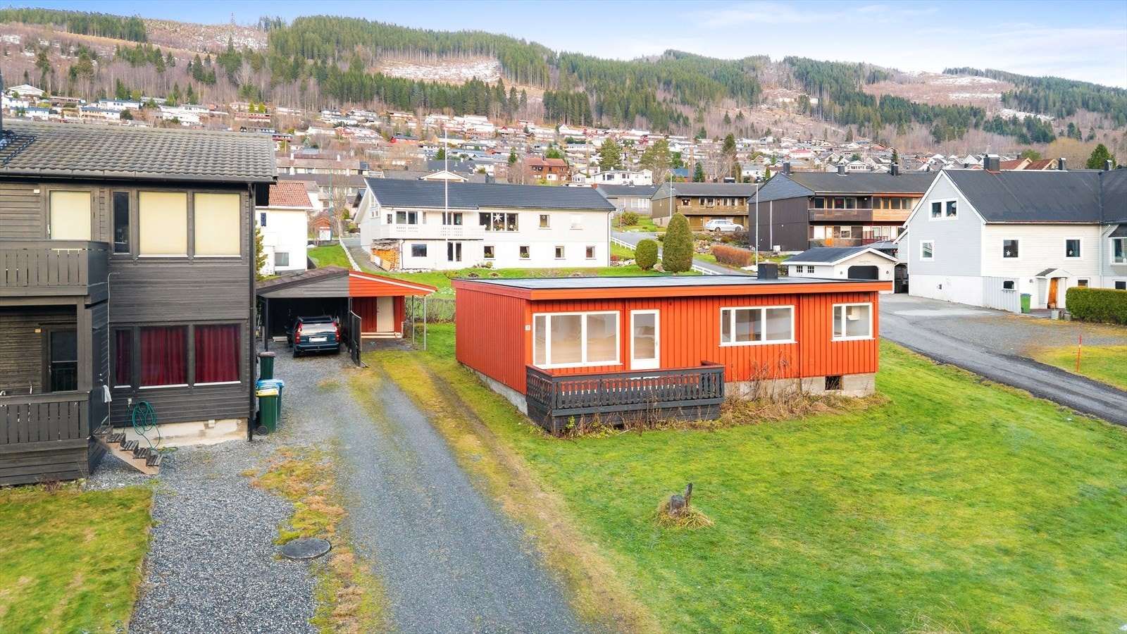 Praktisk bolig på eit plan Galleribilde