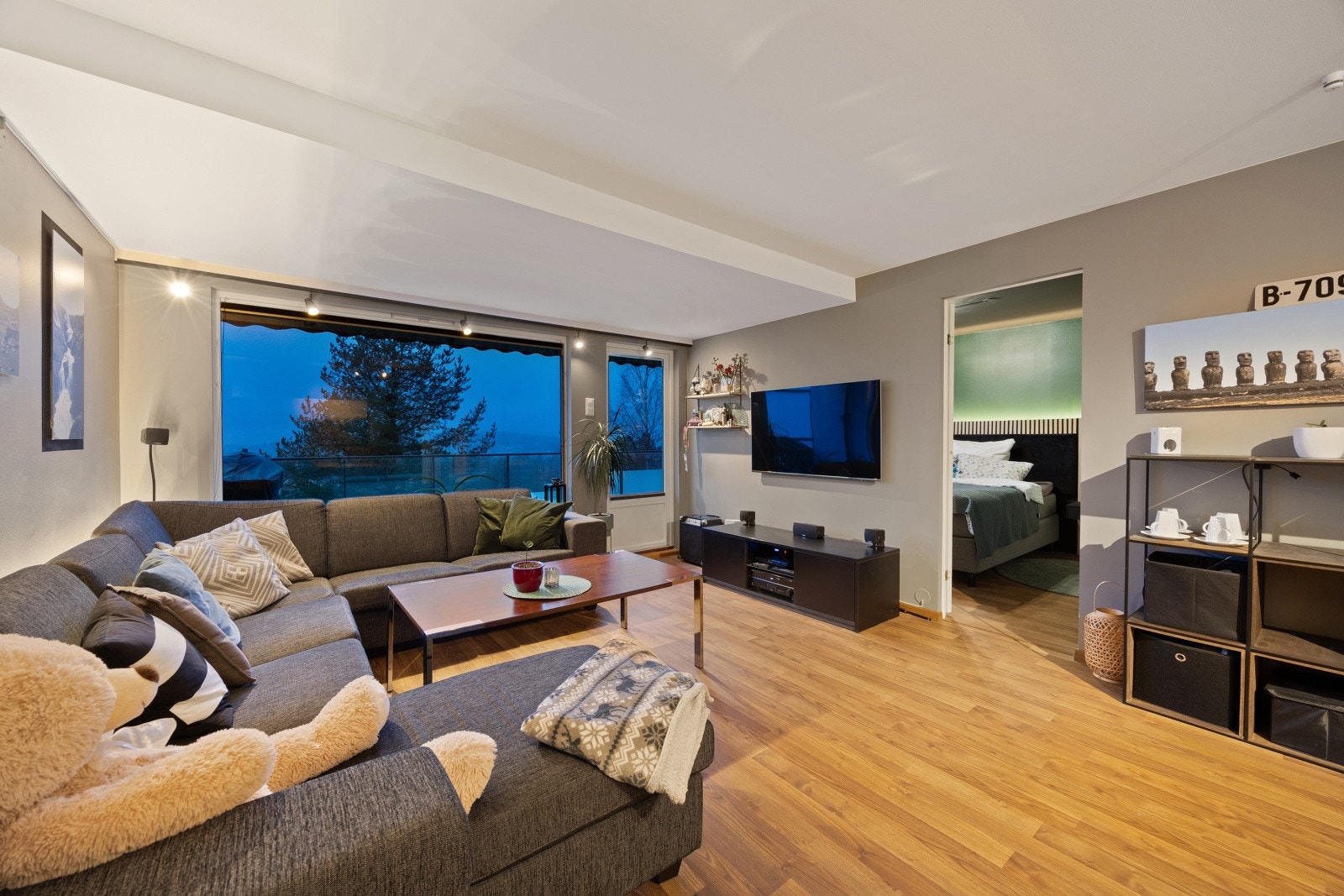 Grunnpakken for TV-signaler og internett er inkludert i felleskostnadene. Galleribilde