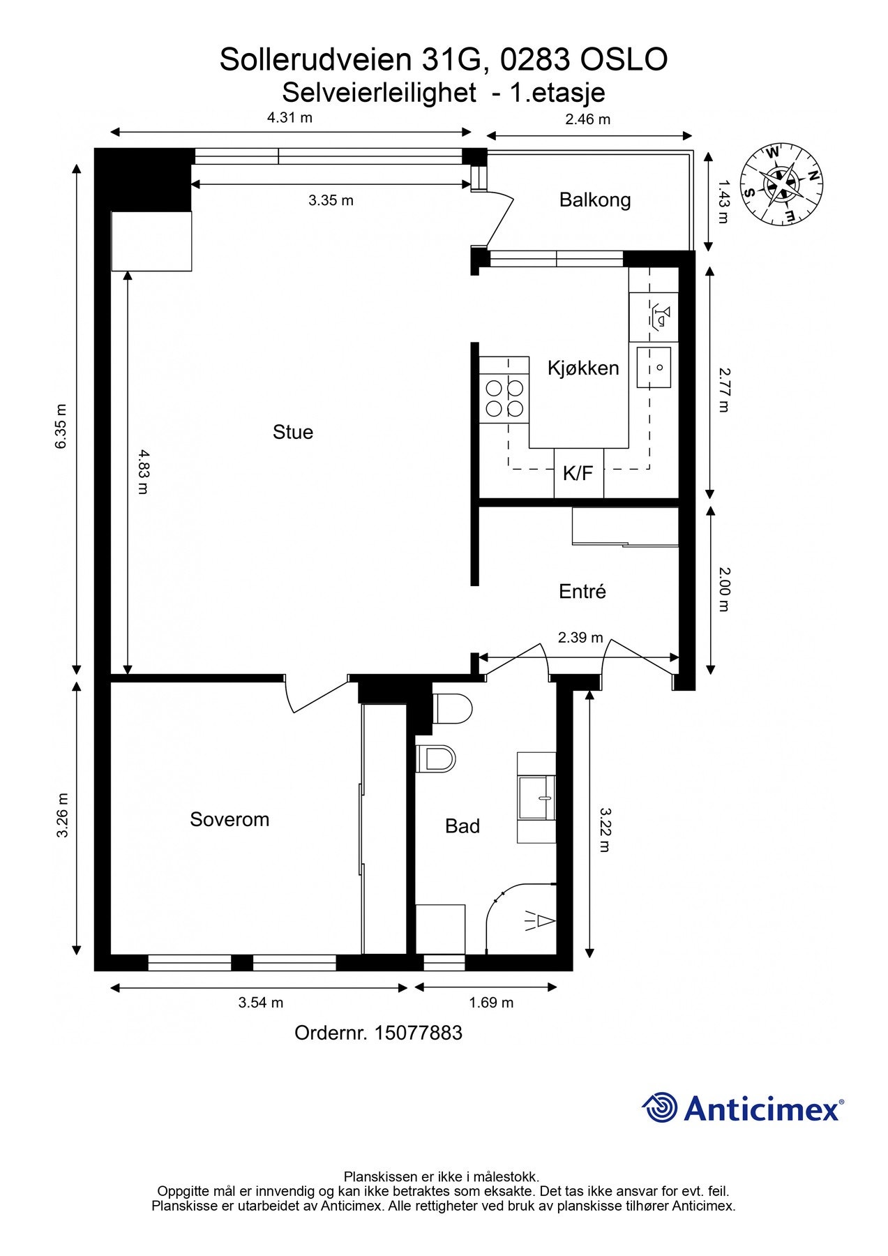 Plantegning. Galleribilde