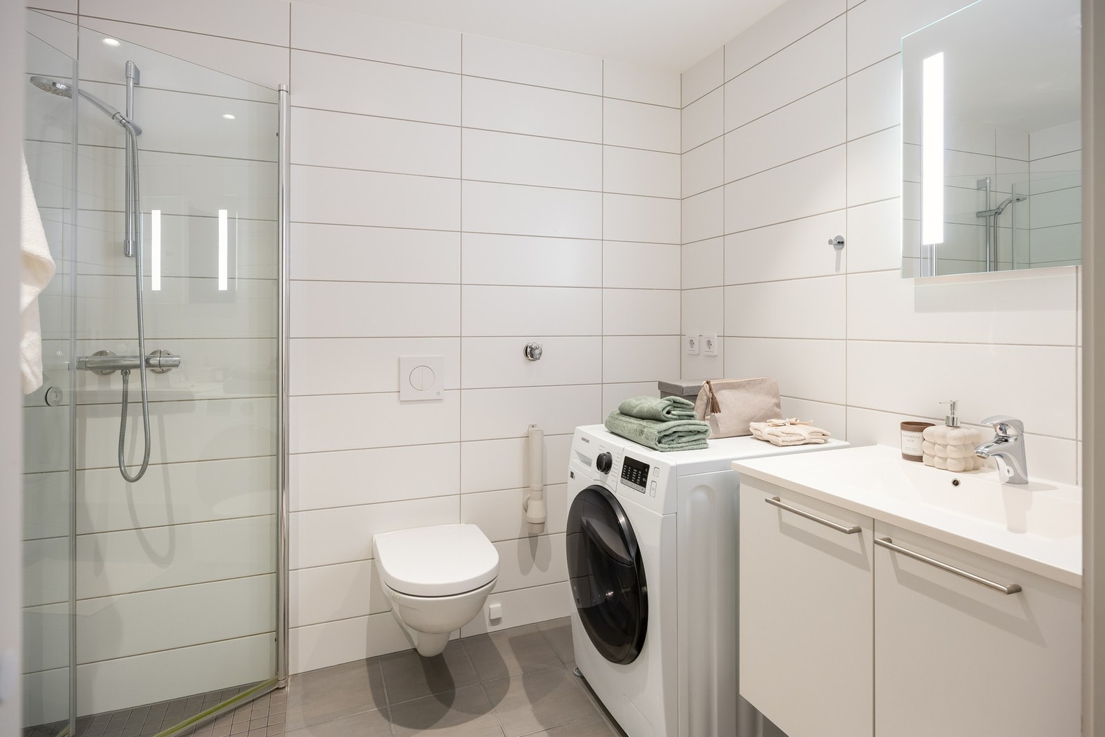 Som øvrige deler av boligen er badet tildelt tilstandagrad 0/1 på alle punkter i vurderinga. Galleribilde