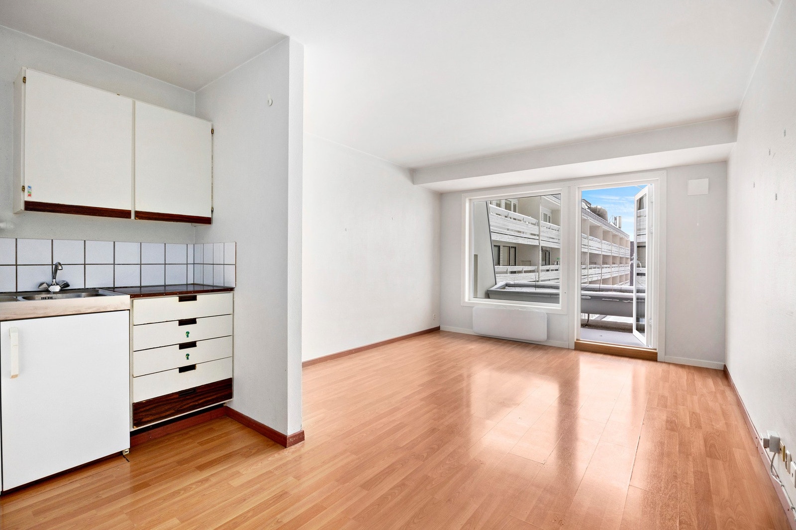 Arealeffektiv leilighet som gjør det enkelt å møblere. Galleribilde