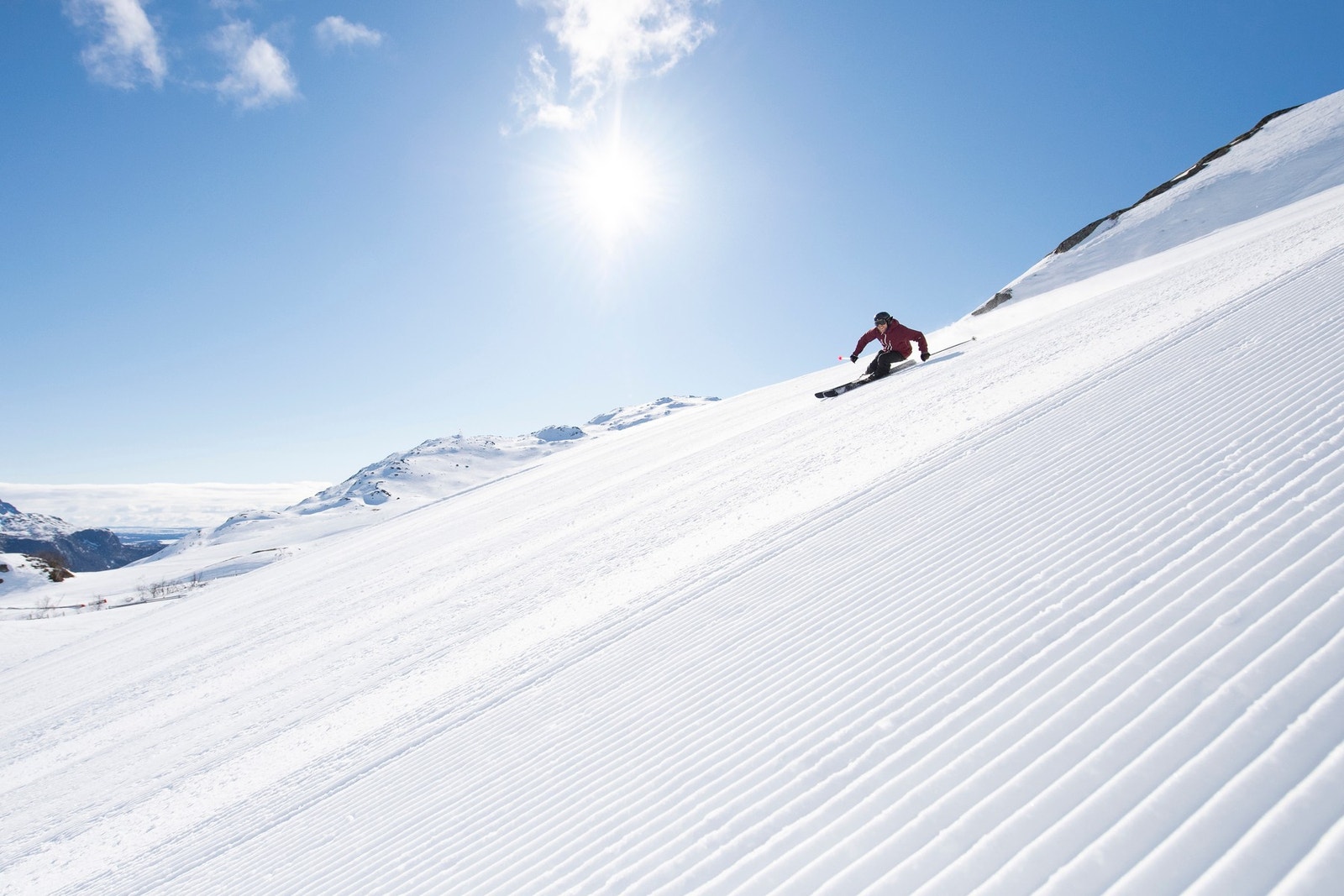Hemsedal er kjent som de skandinaviske alpene , og det er ikke uten grunn. Foto: Ola Matsson. Galleribilde